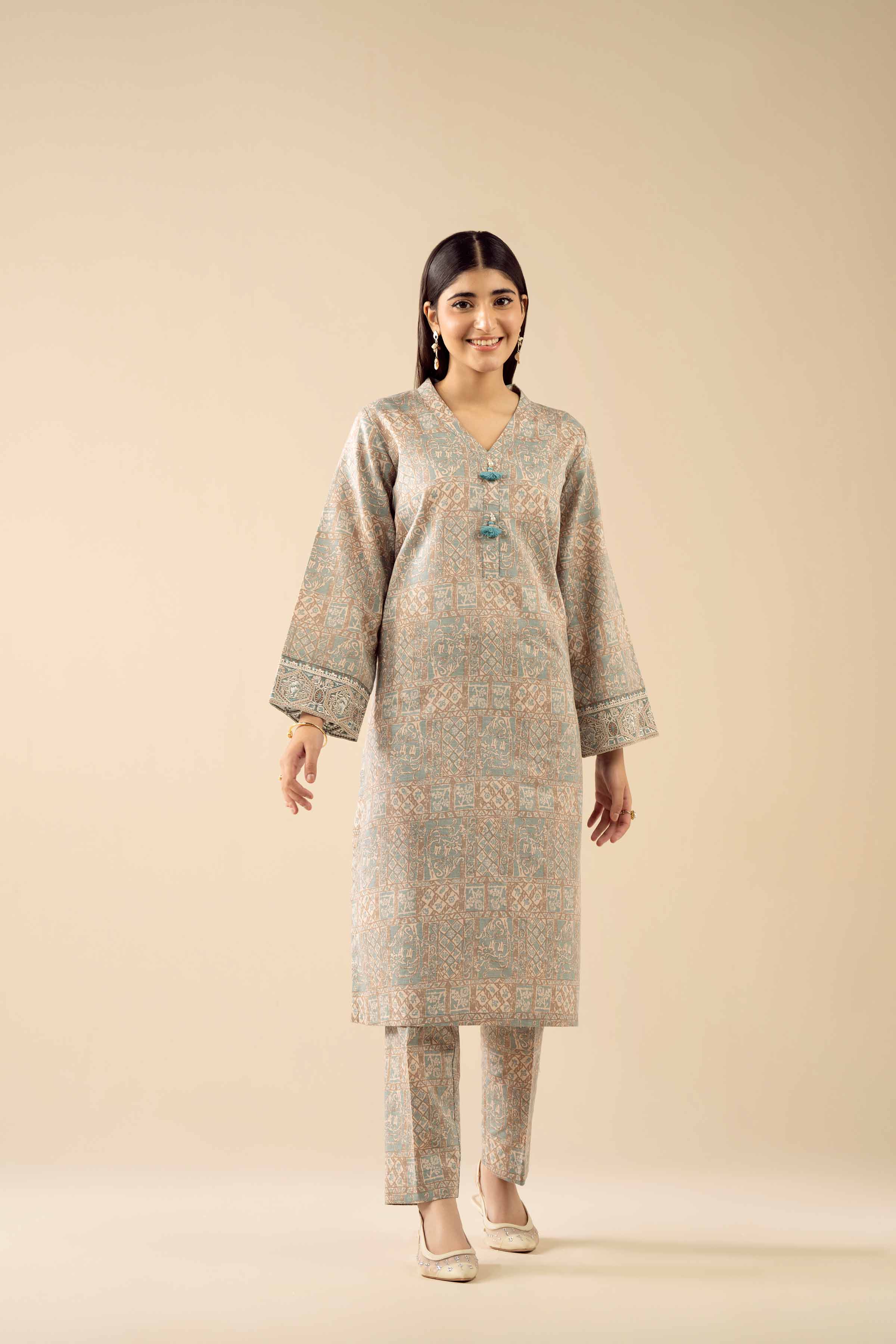 2 Piece - Printed Suit - PW25-292 for Women - Pret Collection | Nishat | Shop Online