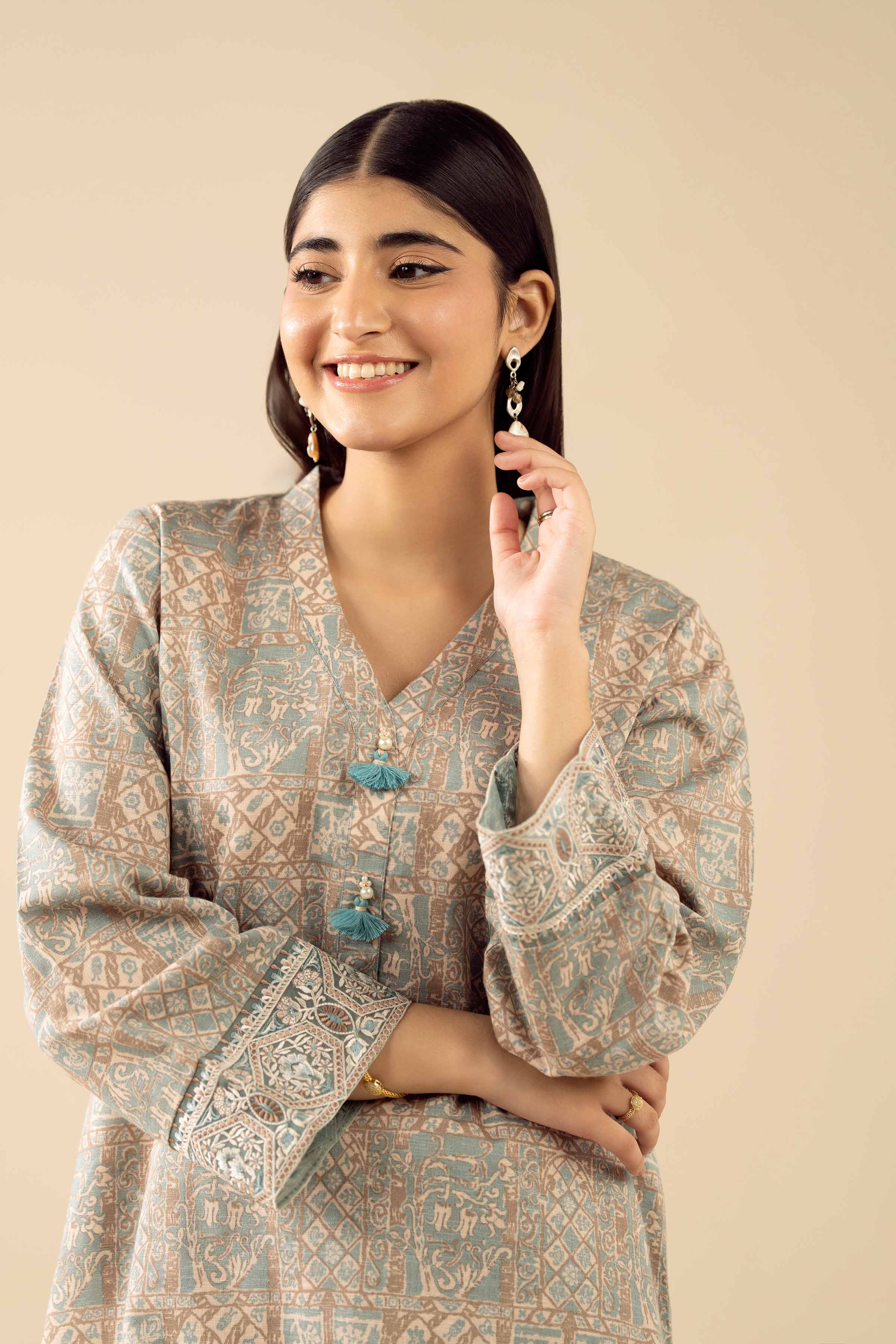 2 Piece - Printed Suit - PW25-292 for Women - Pret Collection | Nishat | Shop Online