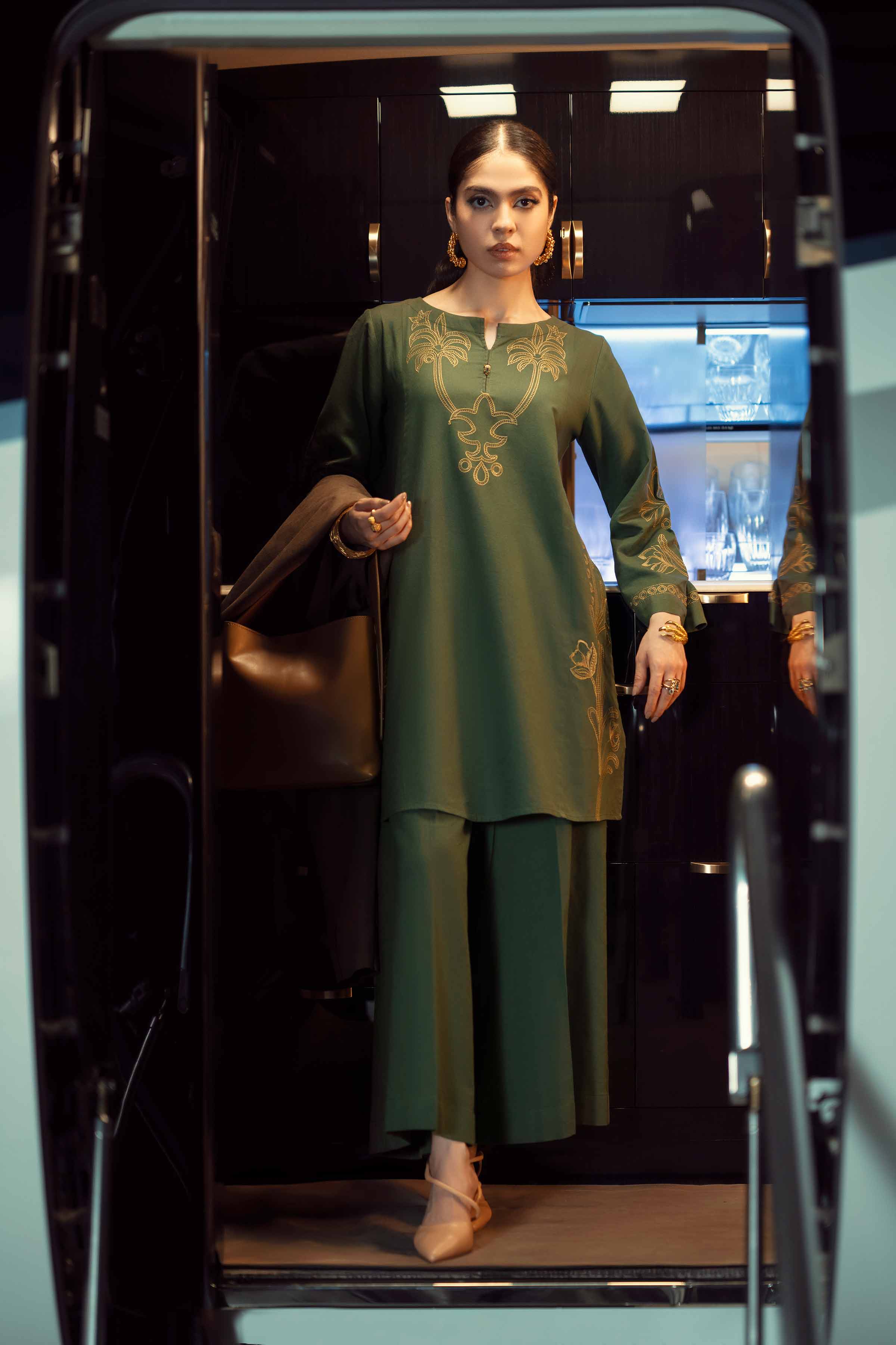 2 Piece - Embroidered Suit - PW25-298