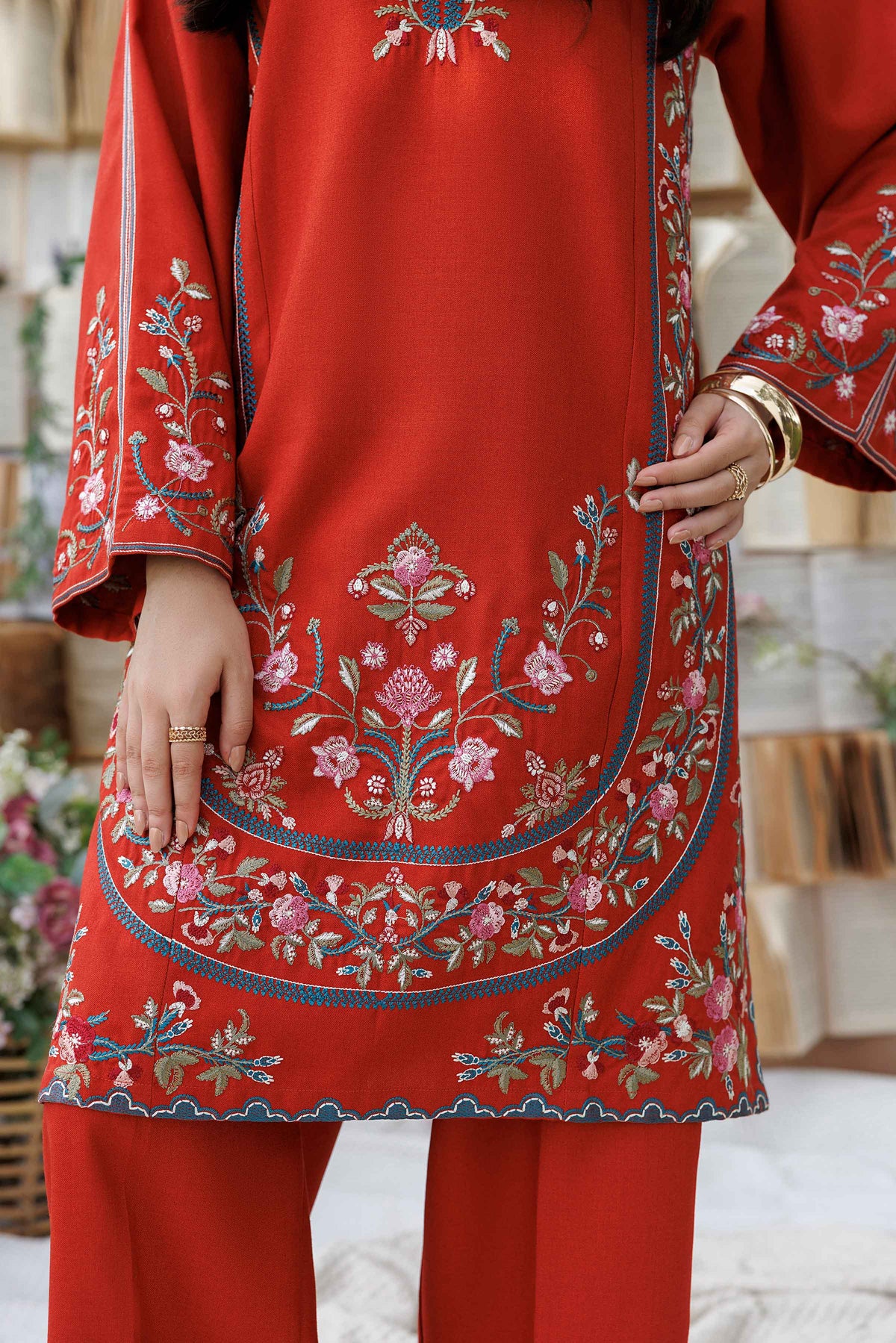 2 Piece - Embroidered Suit - PW25-322 for Women - Pret Collection | Nishat | Shop Online