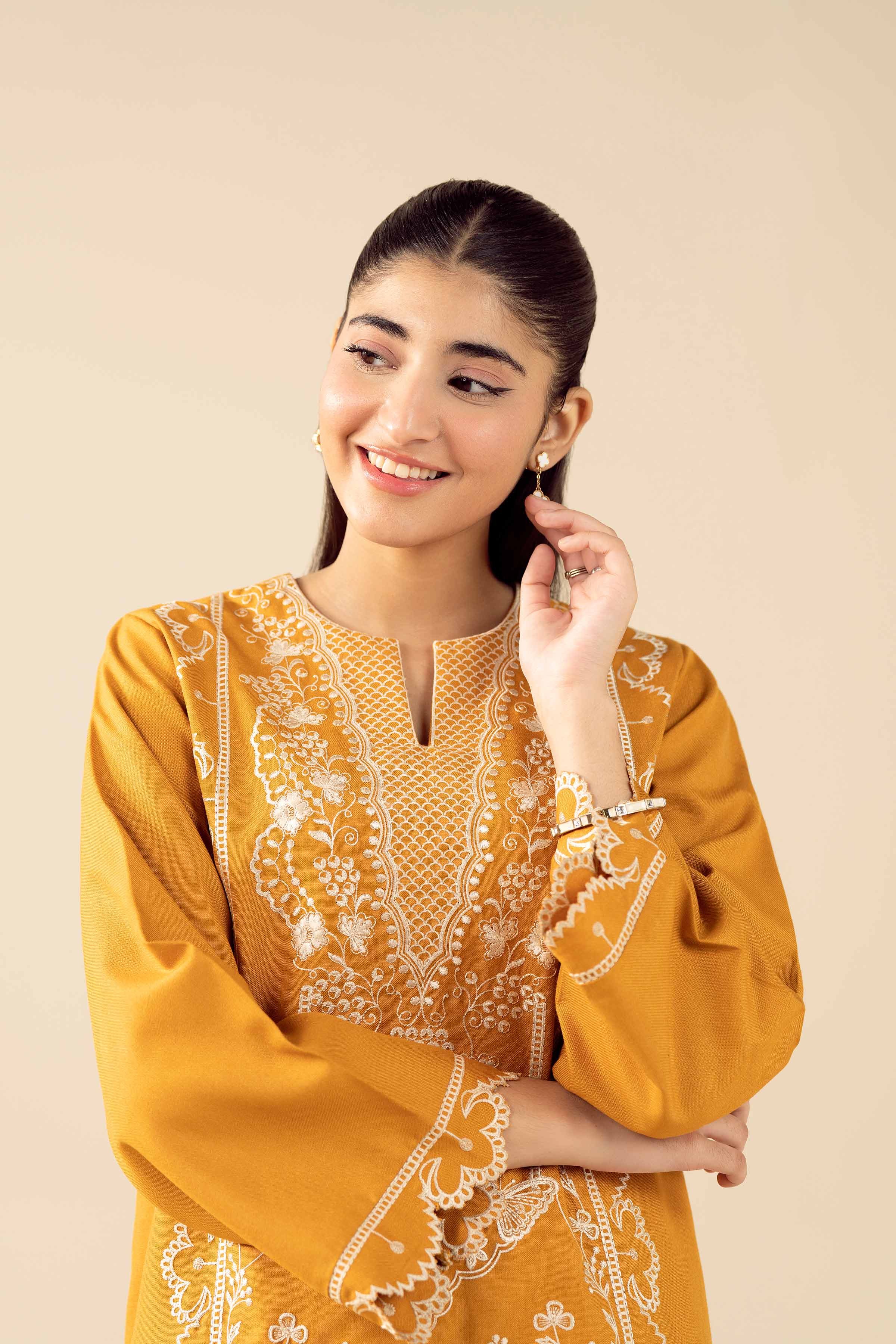 2 Piece - Embroidered Suit - PW25-324 for Women - Pret Collection | Nishat | Shop Online