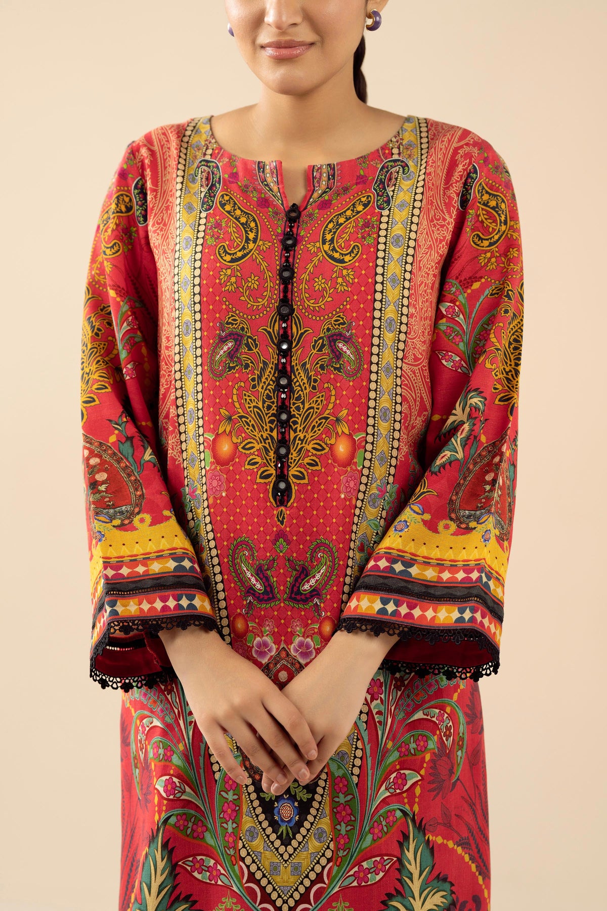 2 Piece - Printed Suit - PW25-327 for Women - Pret Collection | Nishat | Shop Online
