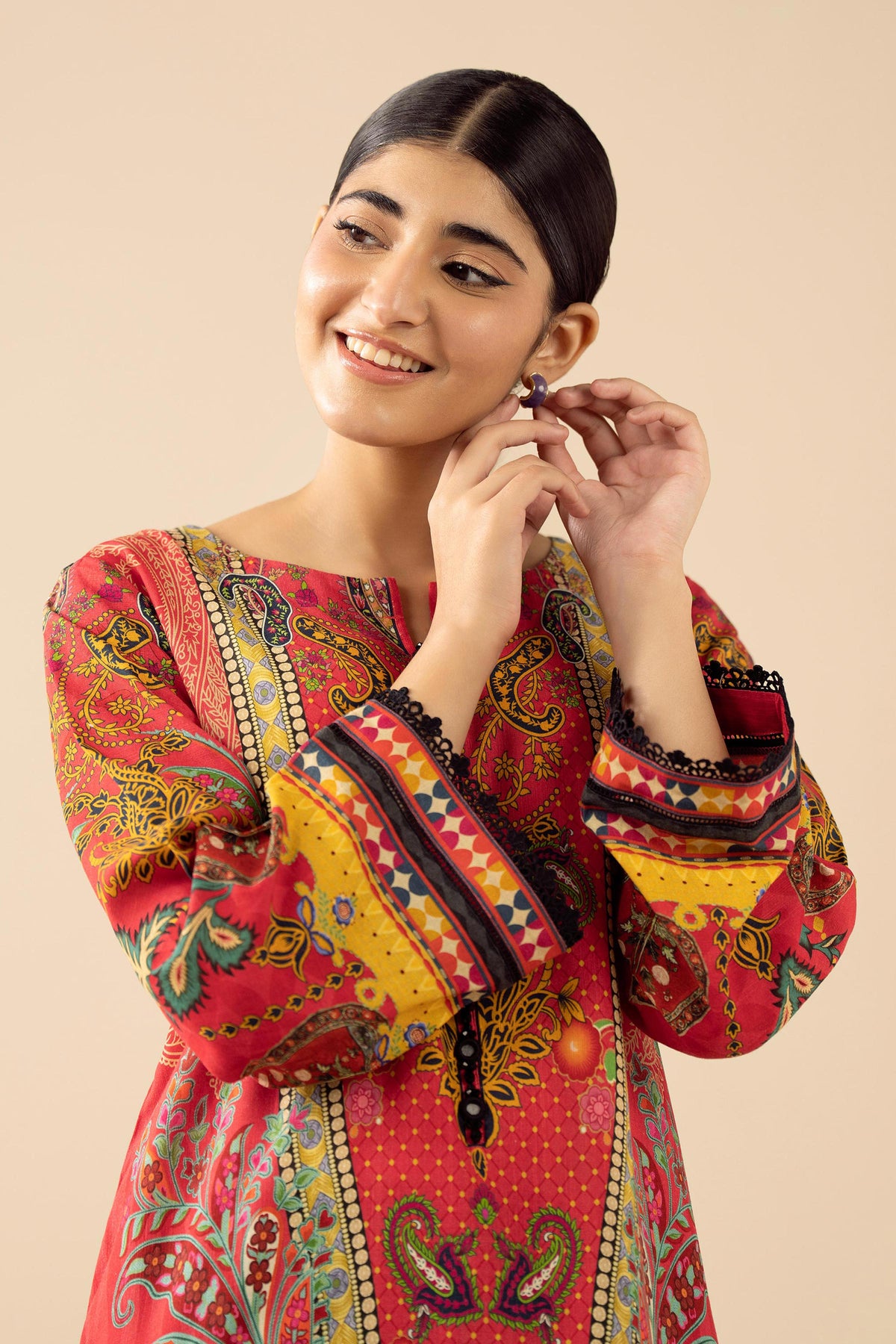 2 Piece - Printed Suit - PW25-327 for Women - Pret Collection | Nishat | Shop Online
