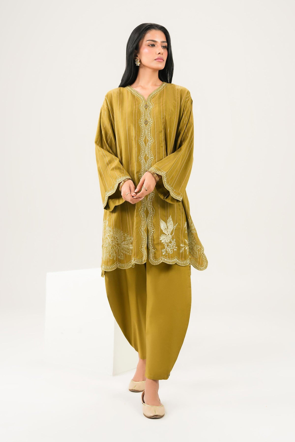 2 Piece - Embroidered Suit - PW25-366 for Women - Pret Collection | Nishat | Shop Online