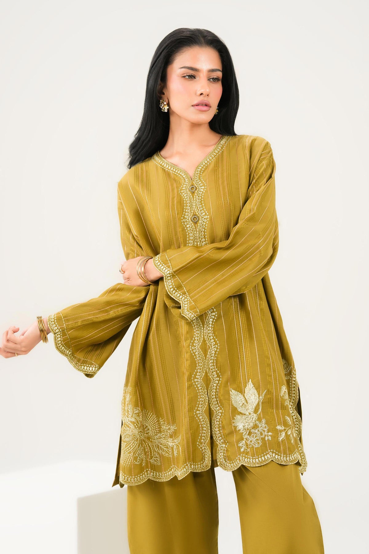 2 Piece - Embroidered Suit - PW25-366 for Women - Pret Collection | Nishat | Shop Online