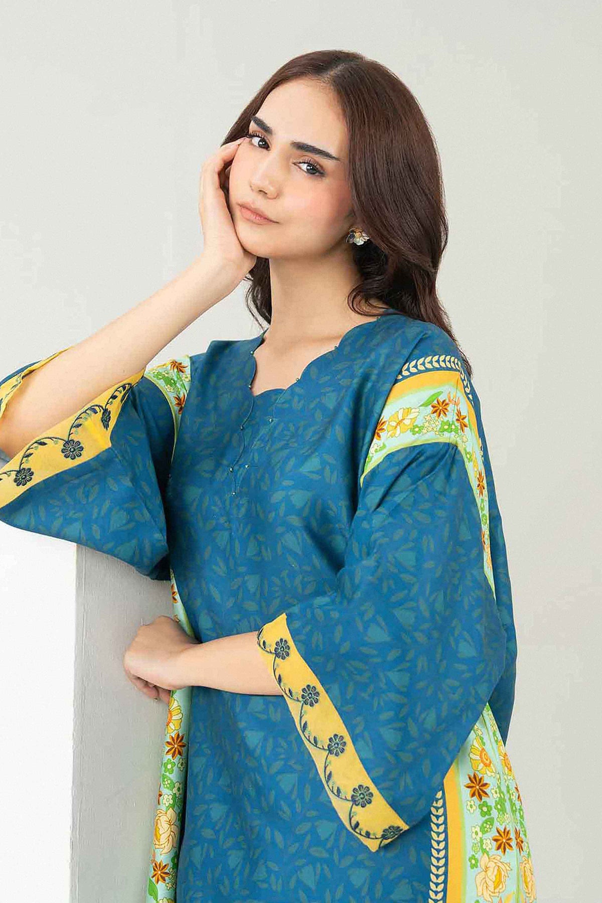 2 PIECE - PRINTED EMBROIDERED SUIT - PW25-371 for Women - Pret Collection | Nishat | Shop Online