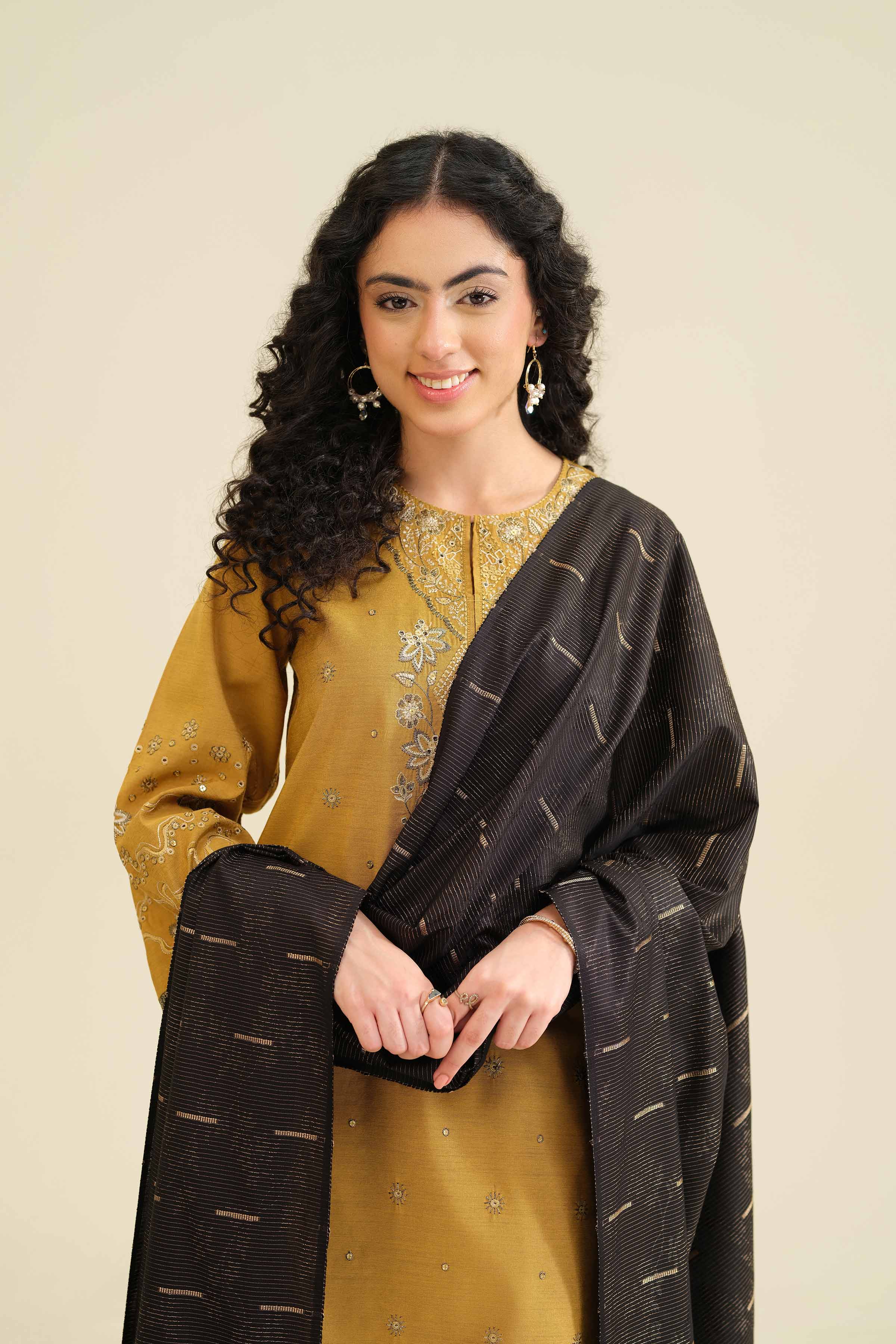 3 Piece - Embroidered Suit - PW25-401 for Women - Pret Collection | Nishat | Shop Online