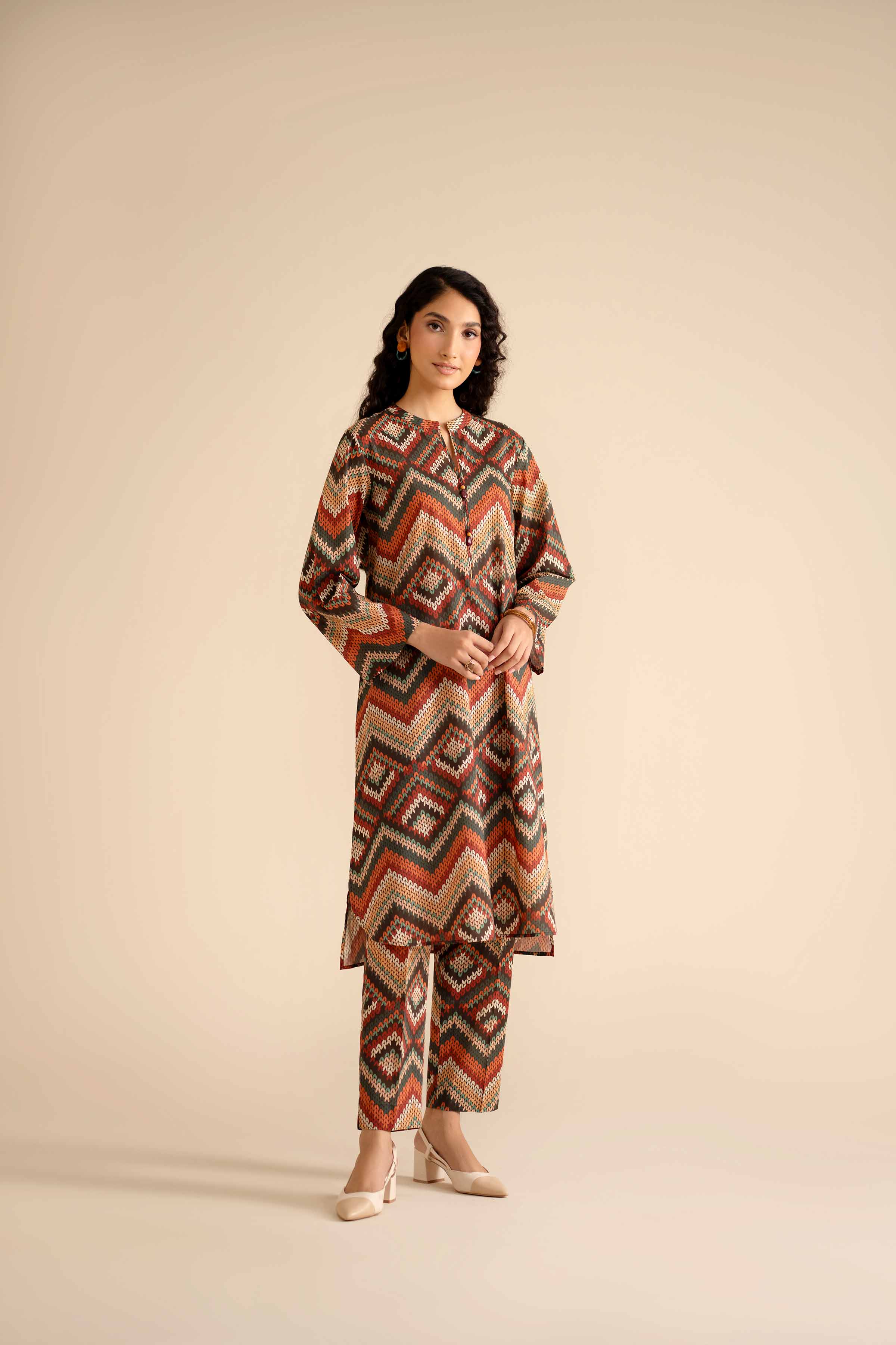 2 Piece - Printed Suit - PW25-42 for Women - Pret Collection | Nishat | Shop Online