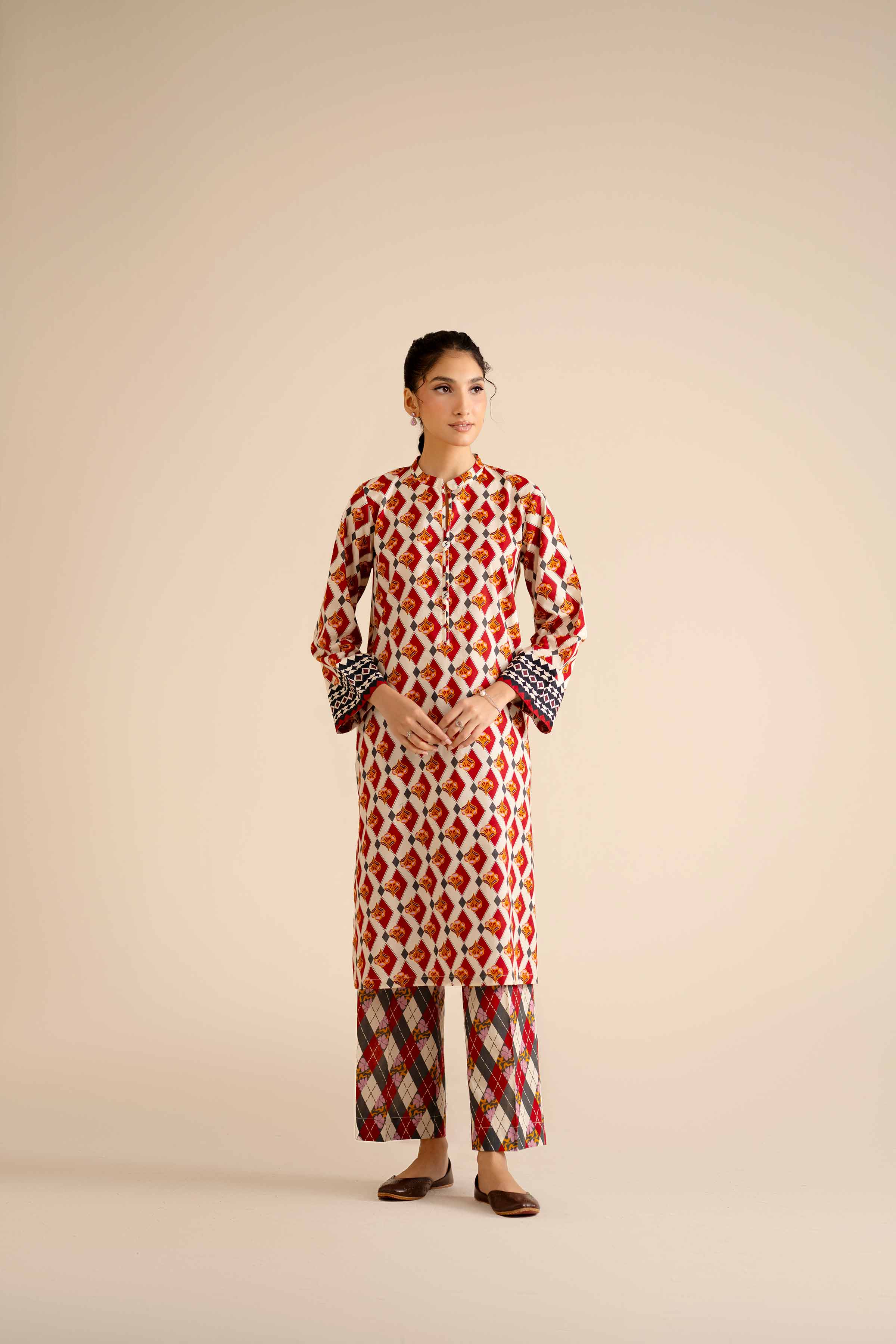 2 Piece - Printed Suit - PW25-45 for Women - Pret Collection | Nishat | Shop Online