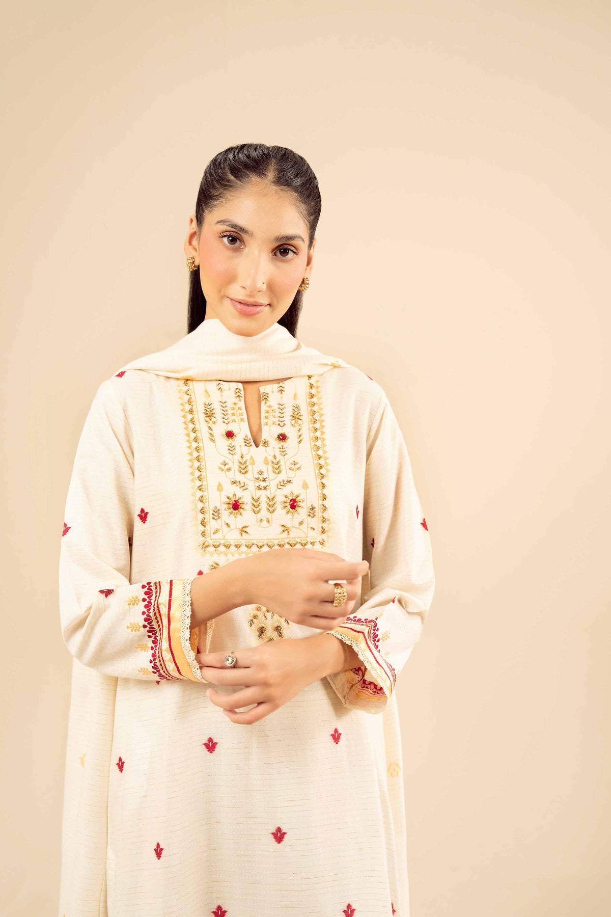 3 Piece - Printed Suit - PW25-454 for Women - Pret Collection | Nishat | Shop Online
