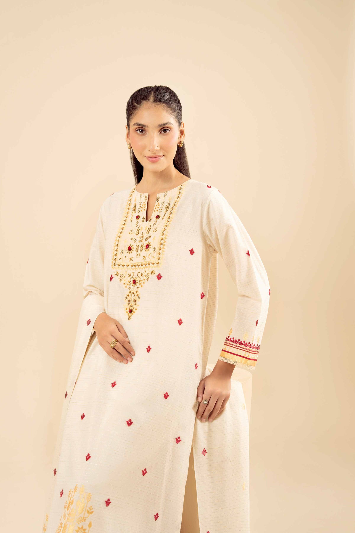 3 Piece - Printed Suit - PW25-454 for Women - Pret Collection | Nishat | Shop Online