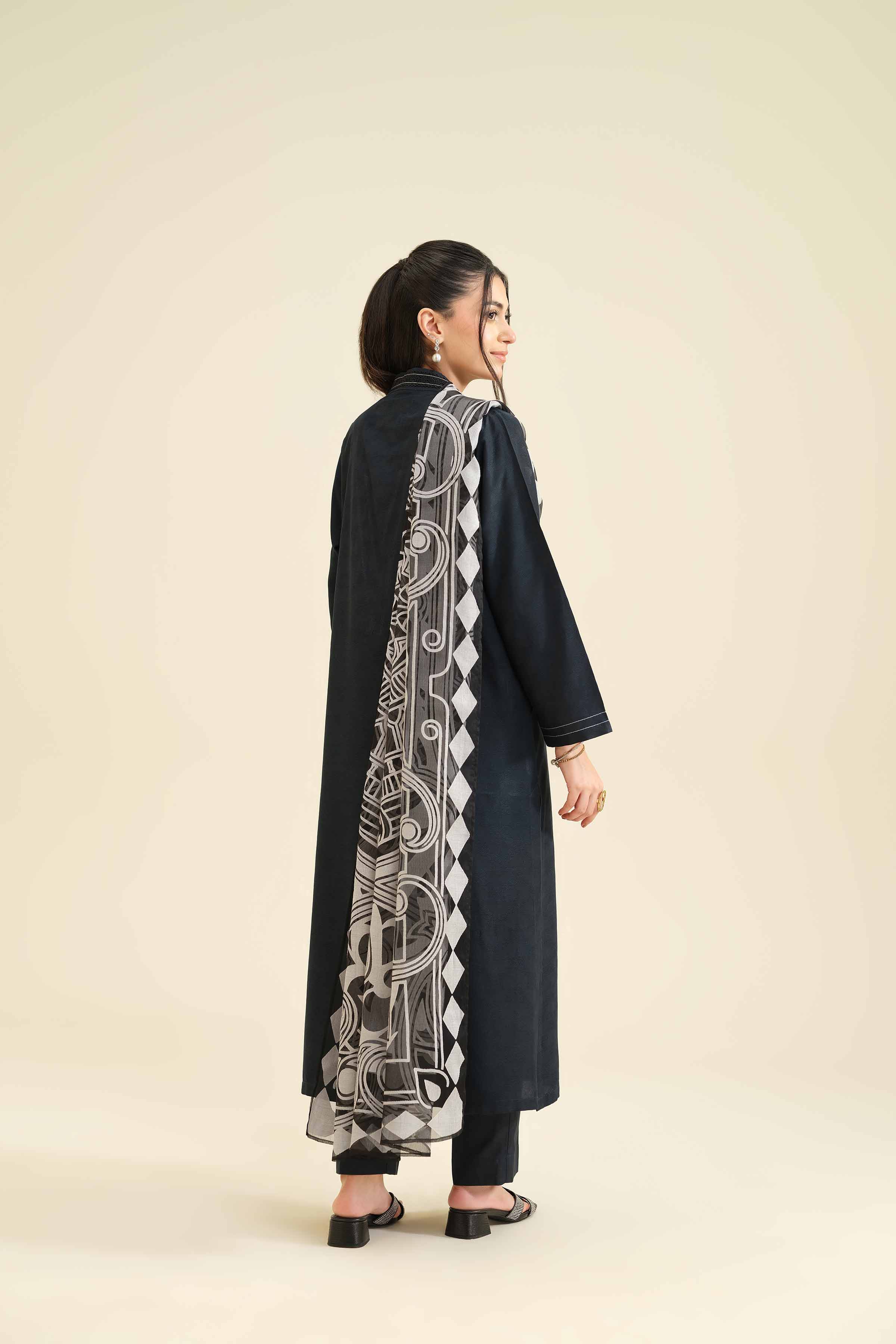 3 Piece - Basic Suit - PW25-50 for Women - Pret Collection | Nishat | Shop Online