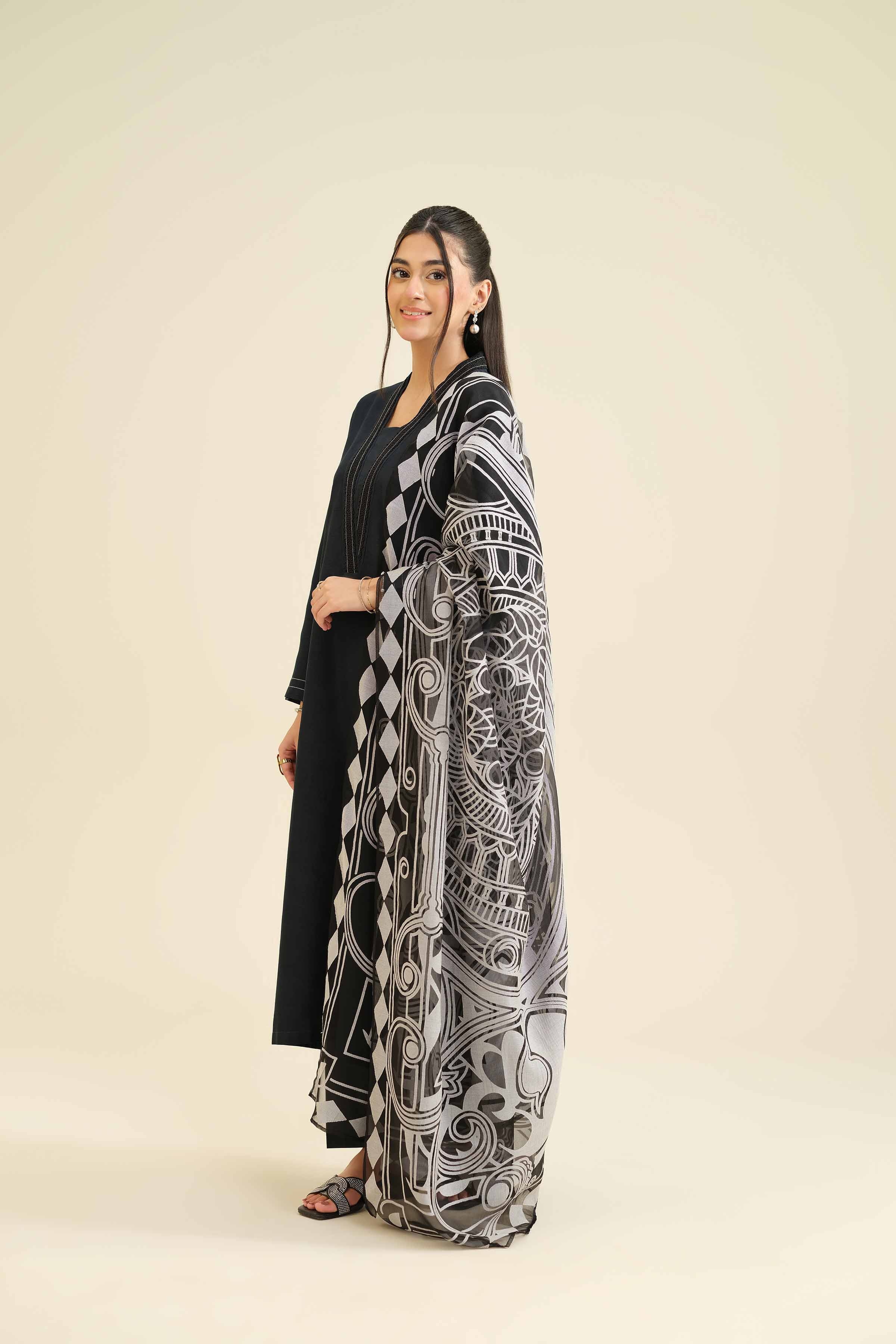 3 Piece - Basic Suit - PW25-50 for Women - Pret Collection | Nishat | Shop Online