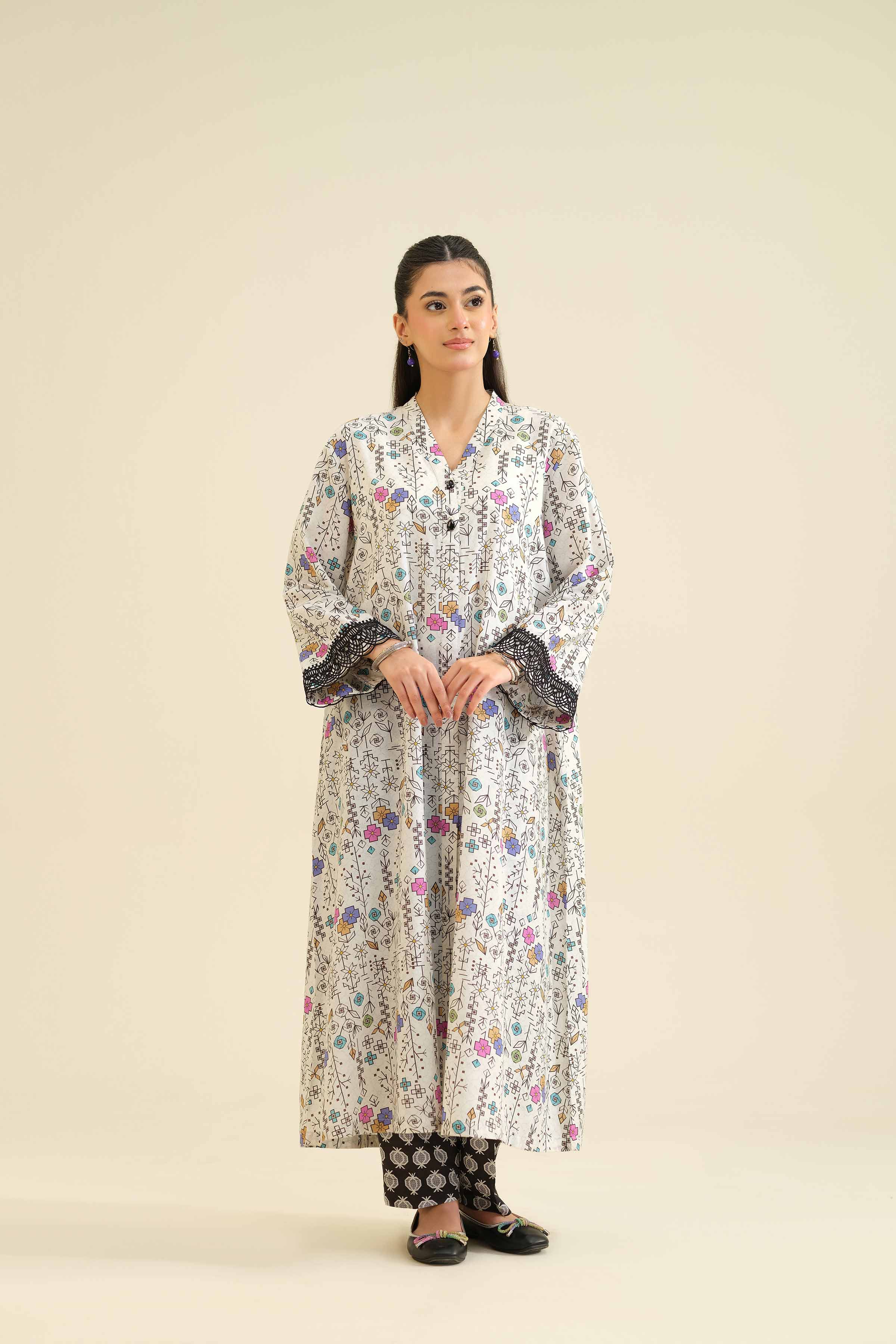2 Piece - Printed Suit - PW25-51 for Women - Pret Collection | Nishat | Shop Online
