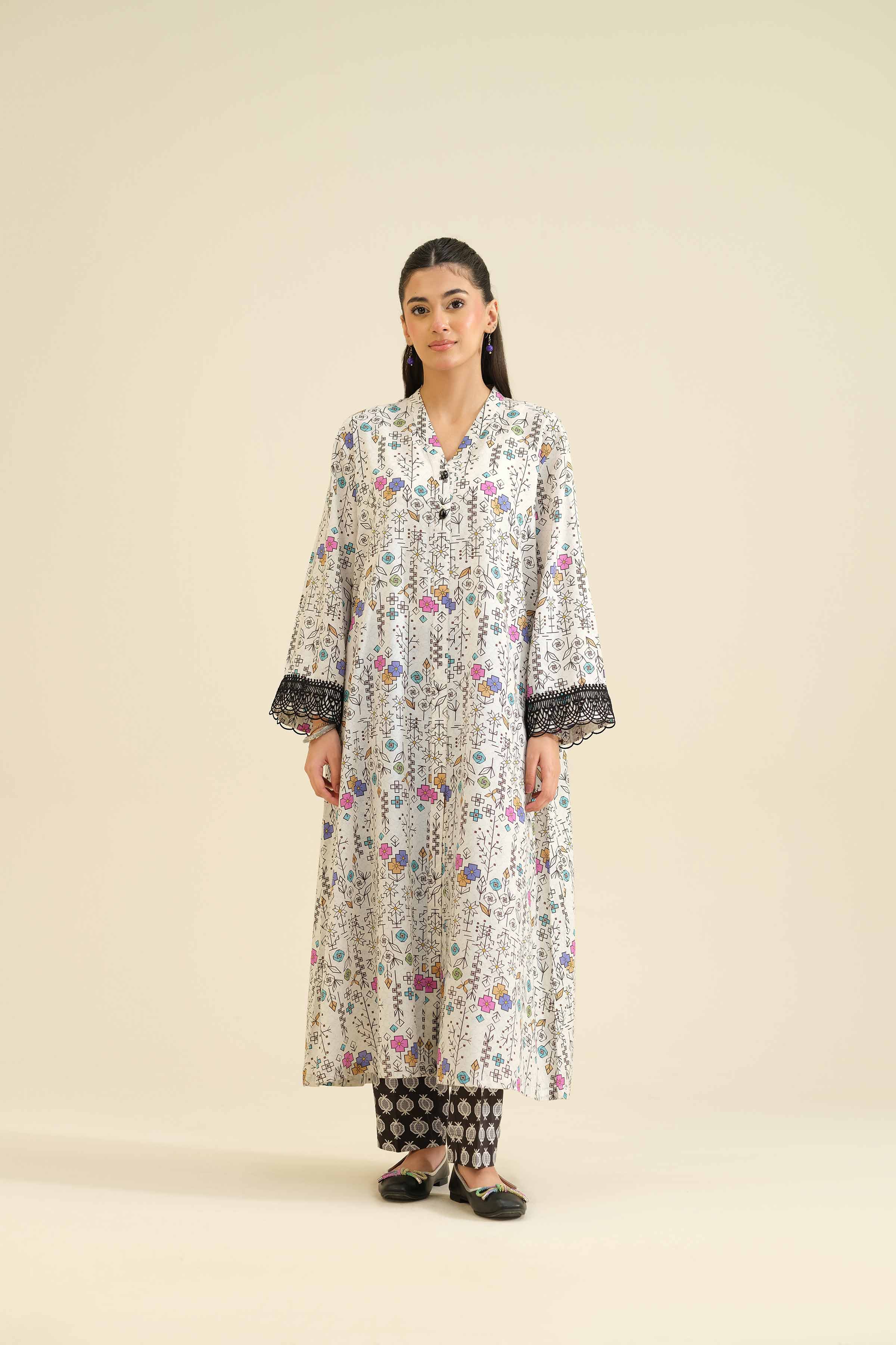 2 Piece - Printed Suit - PW25-51 for Women - Pret Collection | Nishat | Shop Online