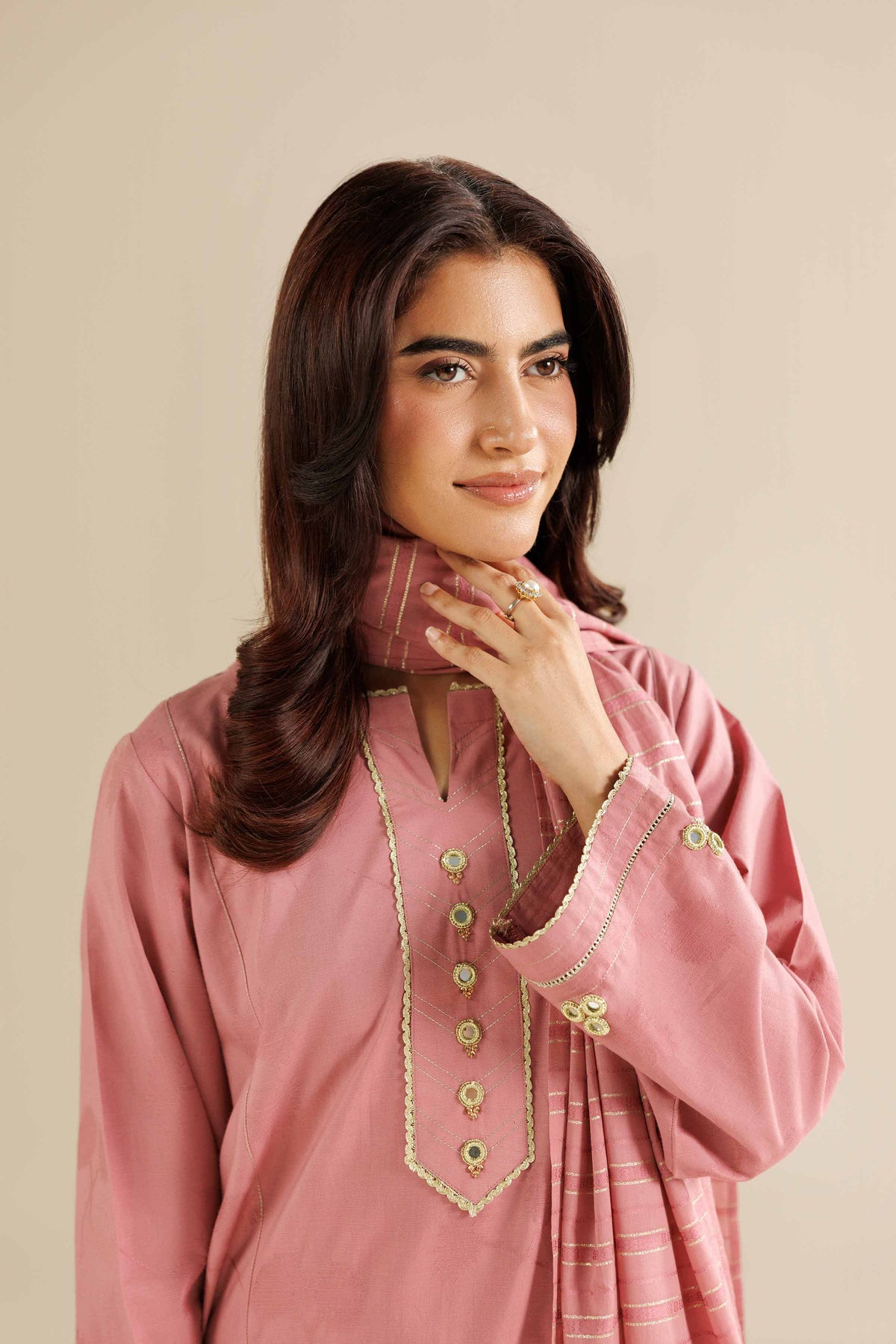 3 Piece - Basic Suit - PW25-524 for Women - Pret Collection | Nishat | Shop Online