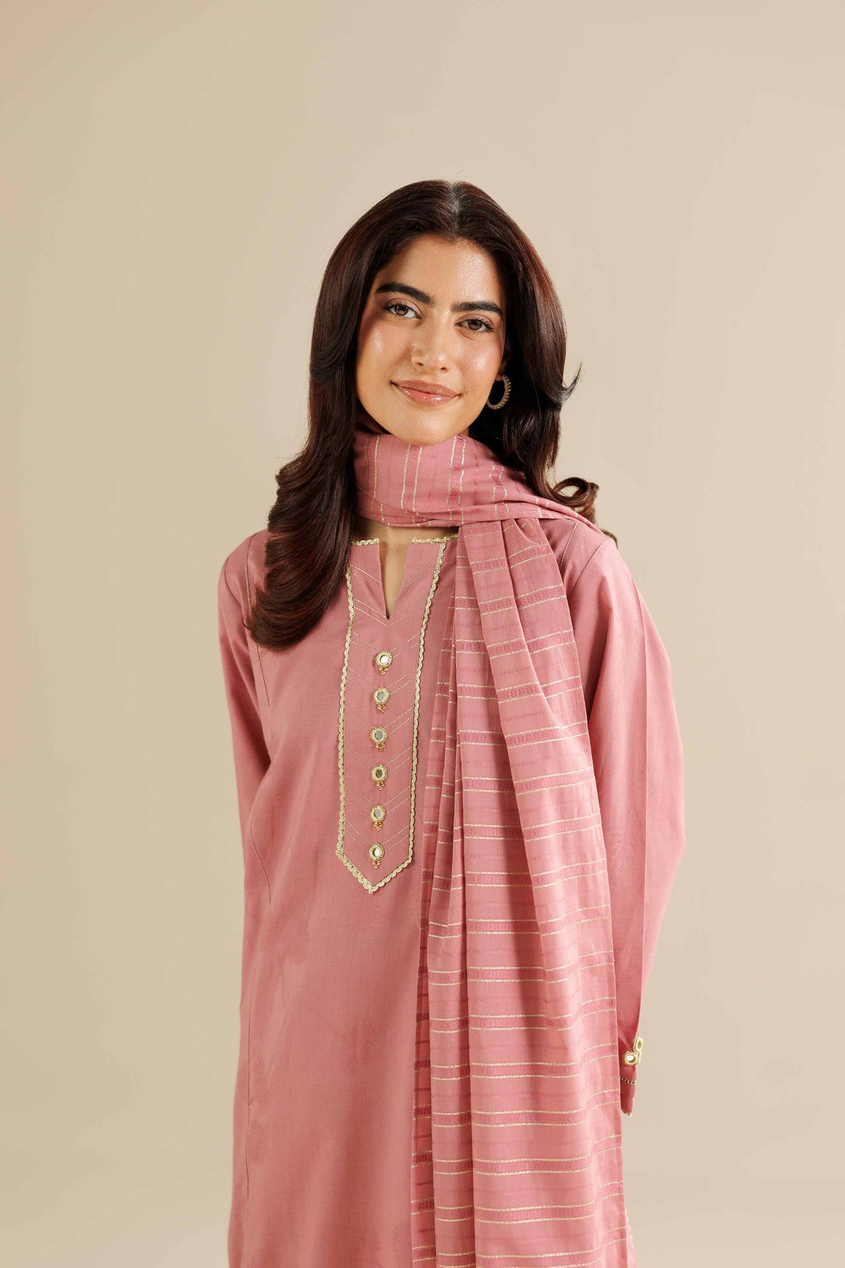 3 Piece - Basic Suit - PW25-524 for Women - Pret Collection | Nishat | Shop Online