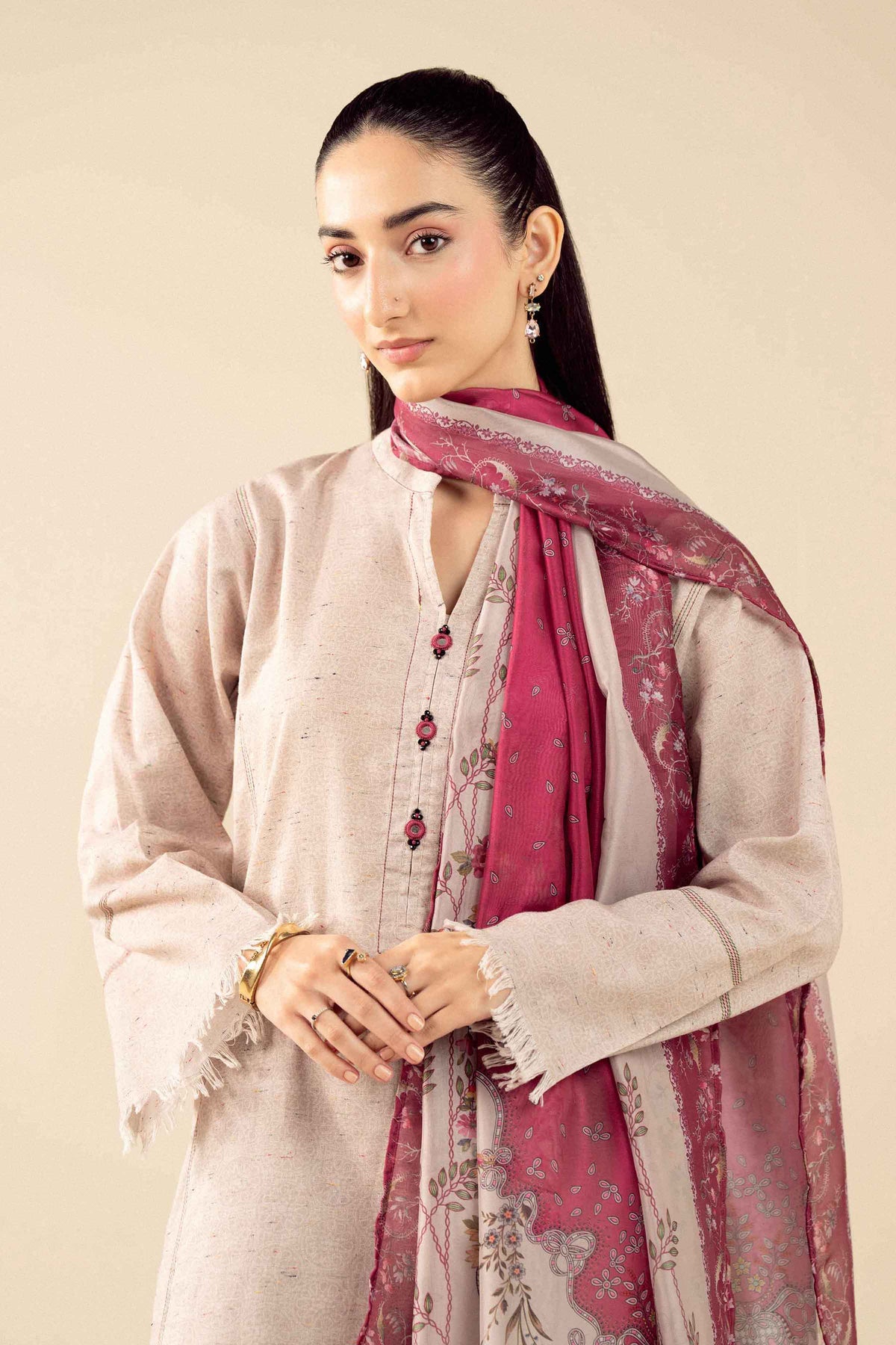 3 Piece - Printed Suit - PW25-536 for Women - Pret Collection | Nishat | Shop Online