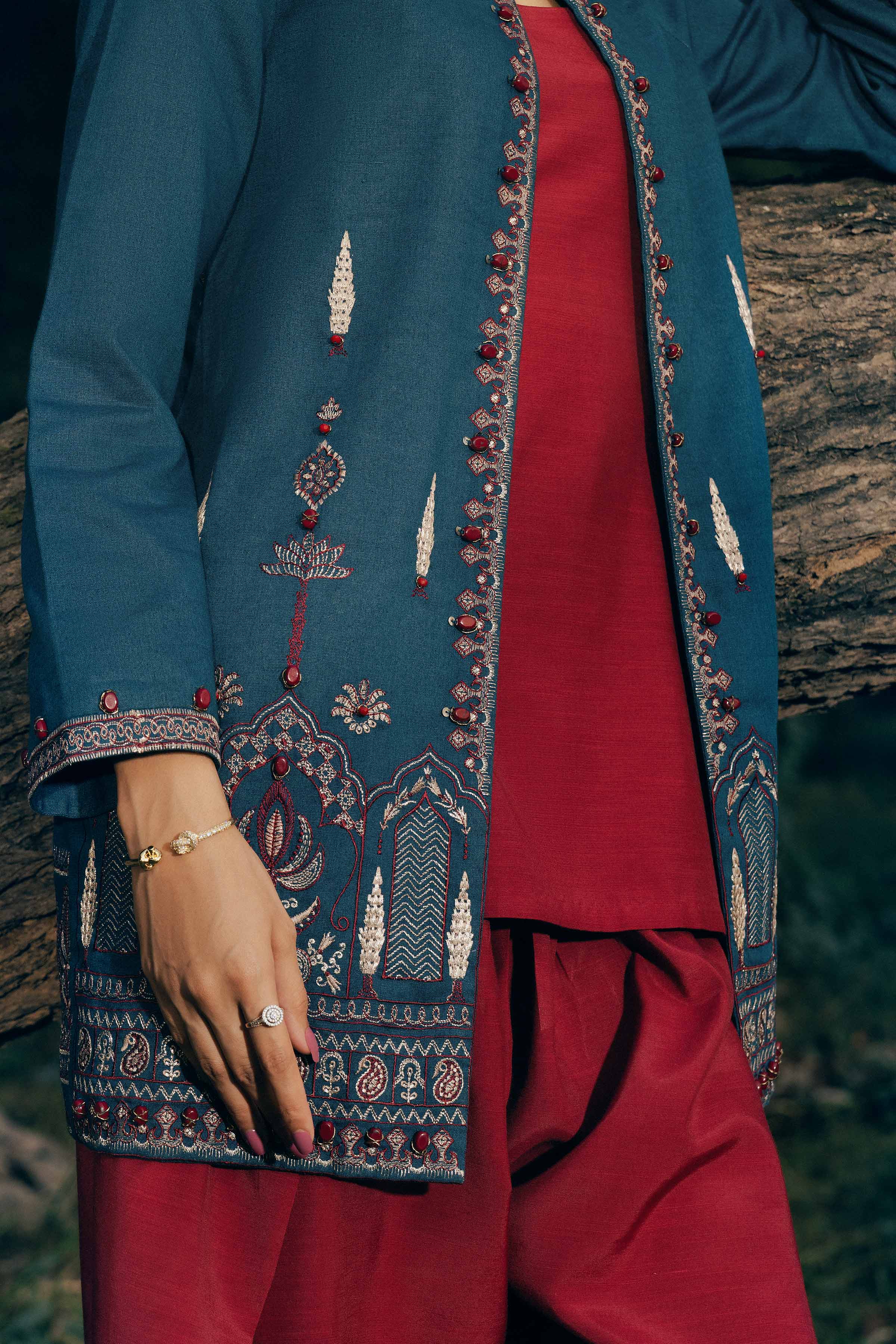 Embroidered Jacket - PW25-545