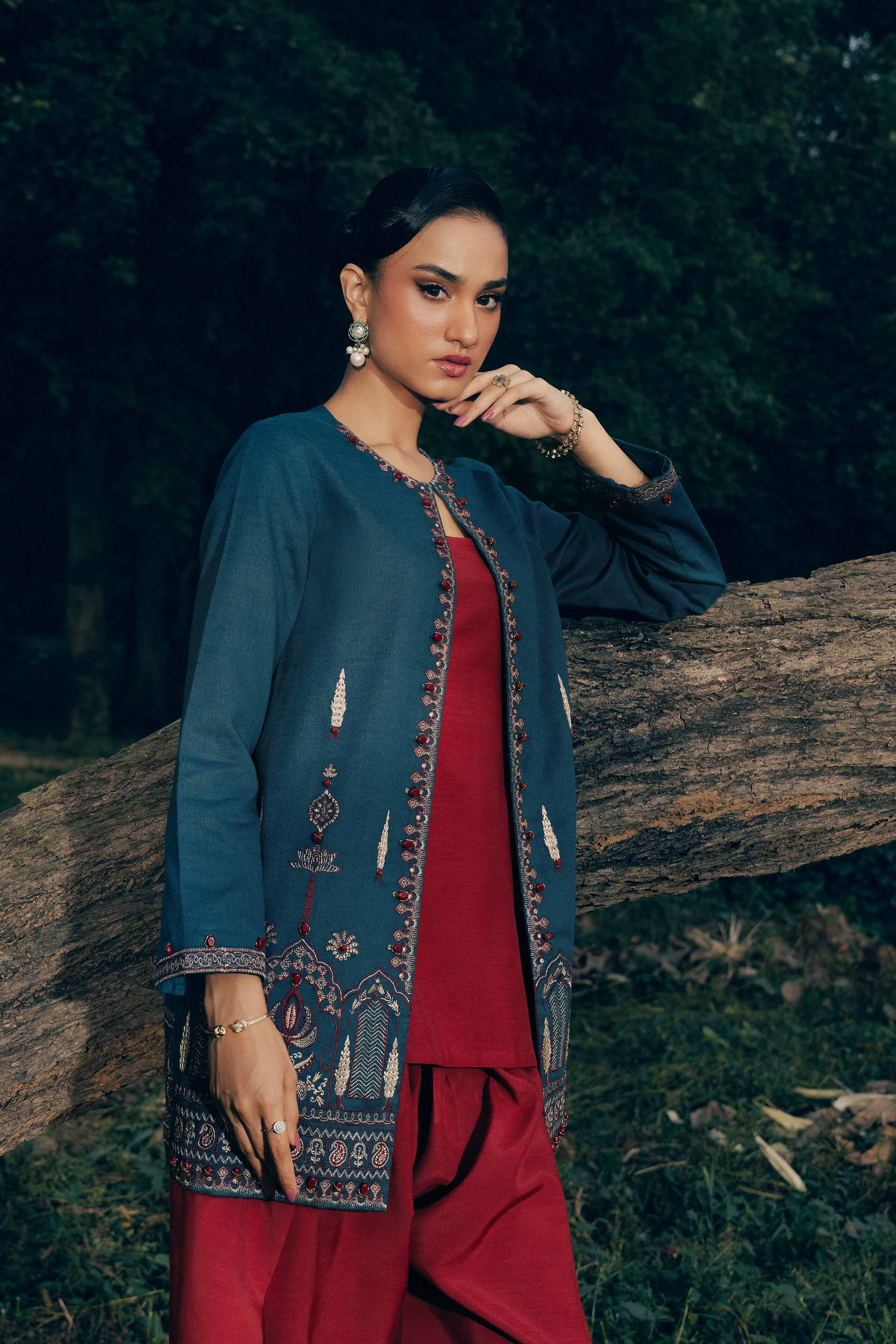 Embroidered Jacket - PW25-545
