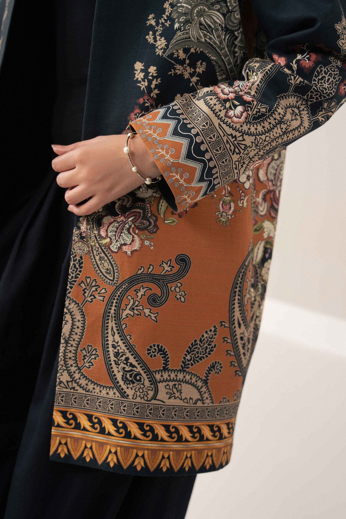 Printed Jacket - PW25-554 for Women - Pret Collection | Nishat | Shop Online