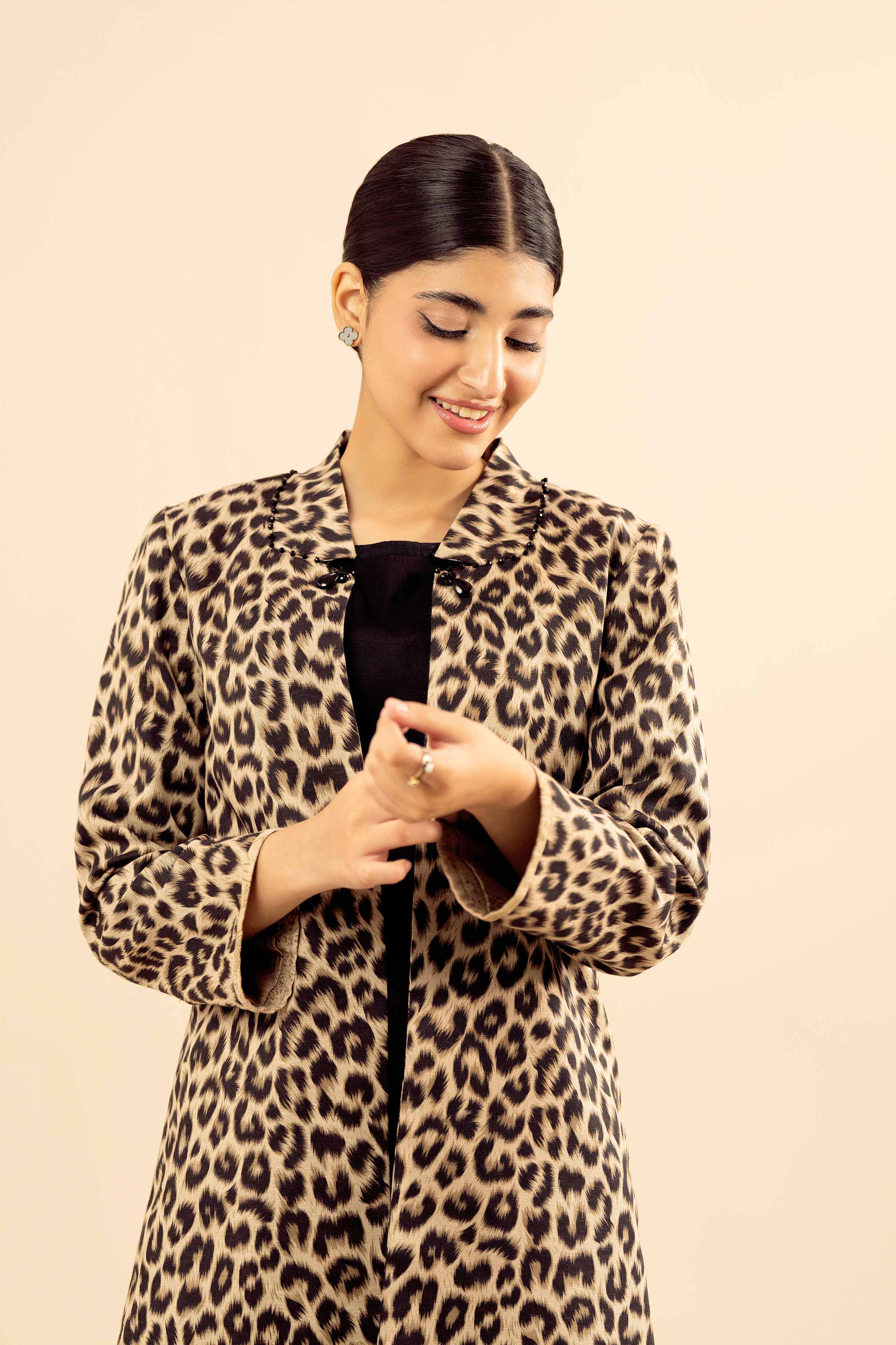 Printed Jacket - PW25-557 for Women - Pret Collection | Nishat | Shop Online