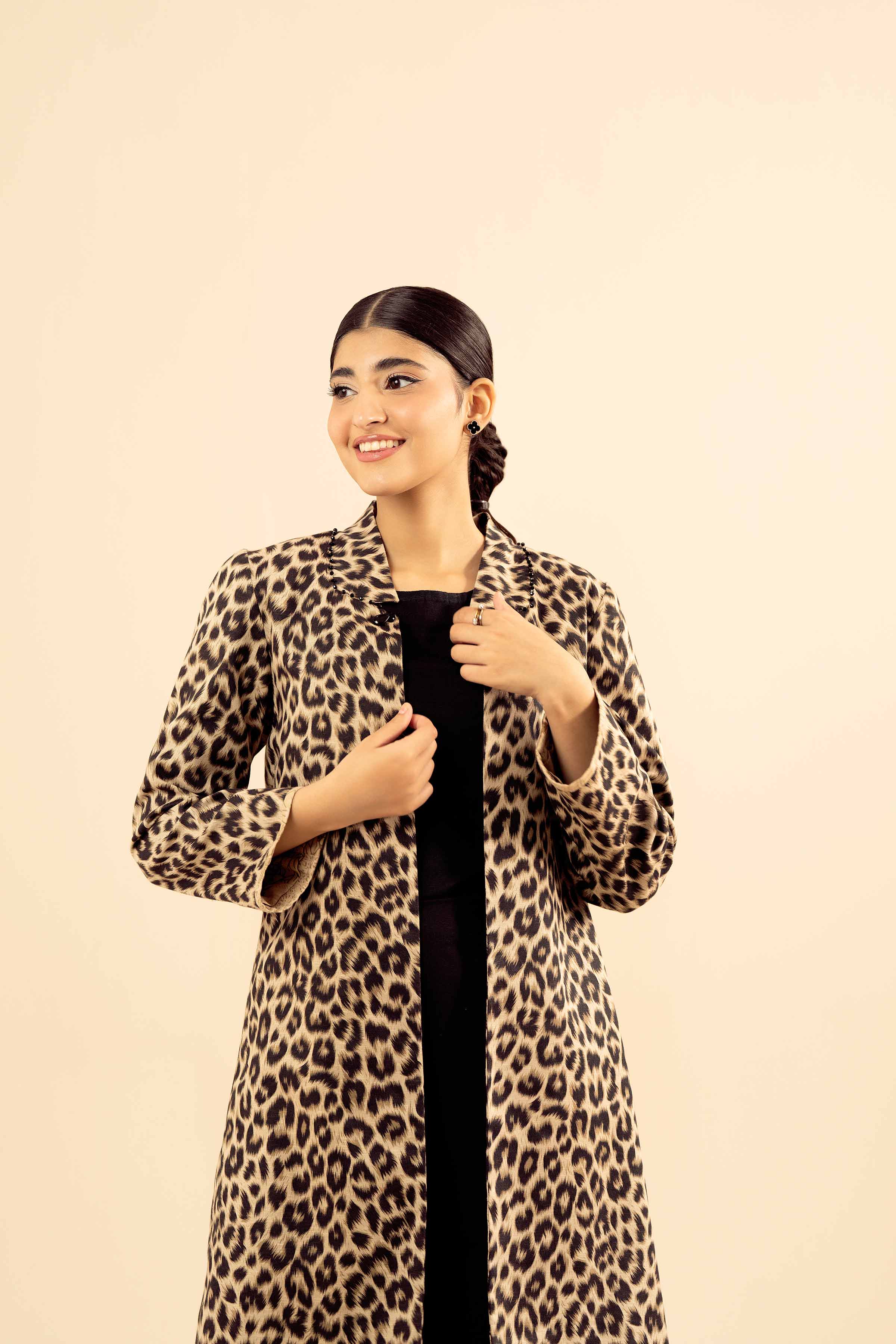 Printed Jacket - PW25-557 for Women - Pret Collection | Nishat | Shop Online