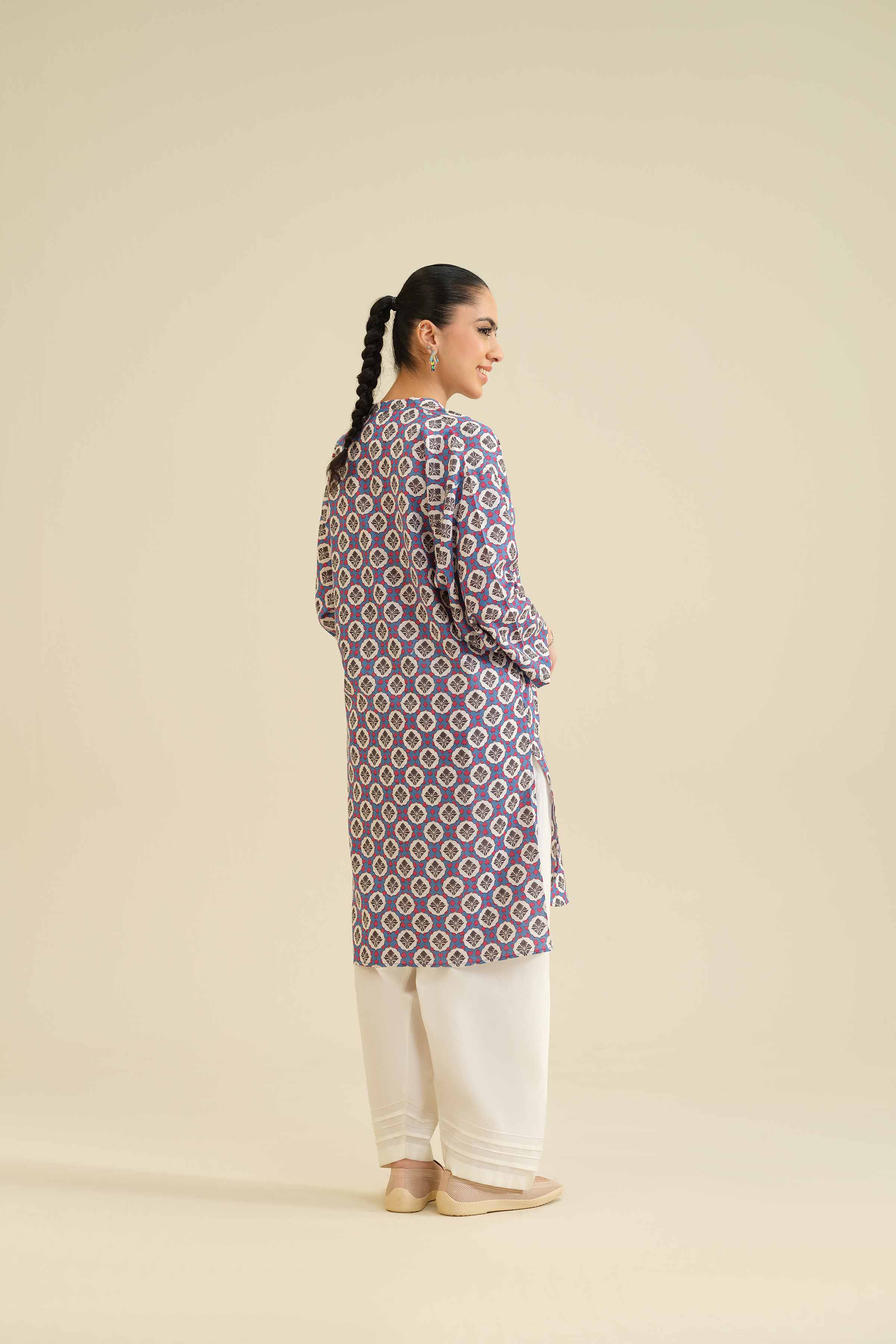 Printed Shirt - PW25-567 for Women - Pret Collection | Nishat | Shop Online
