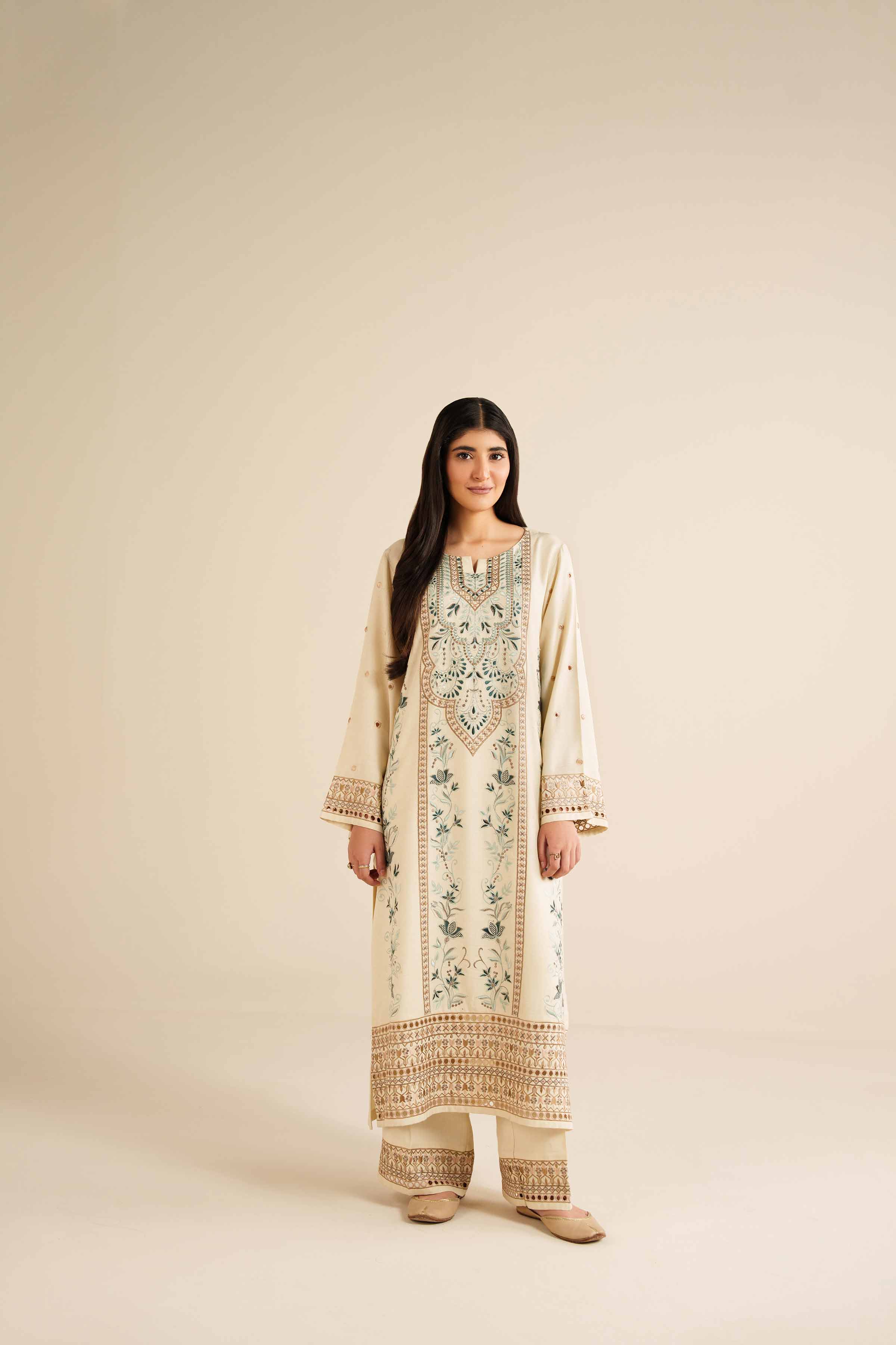 2 Piece - Embroidered Suit - PW25-576 for Women - Pret Collection | Nishat | Shop Online