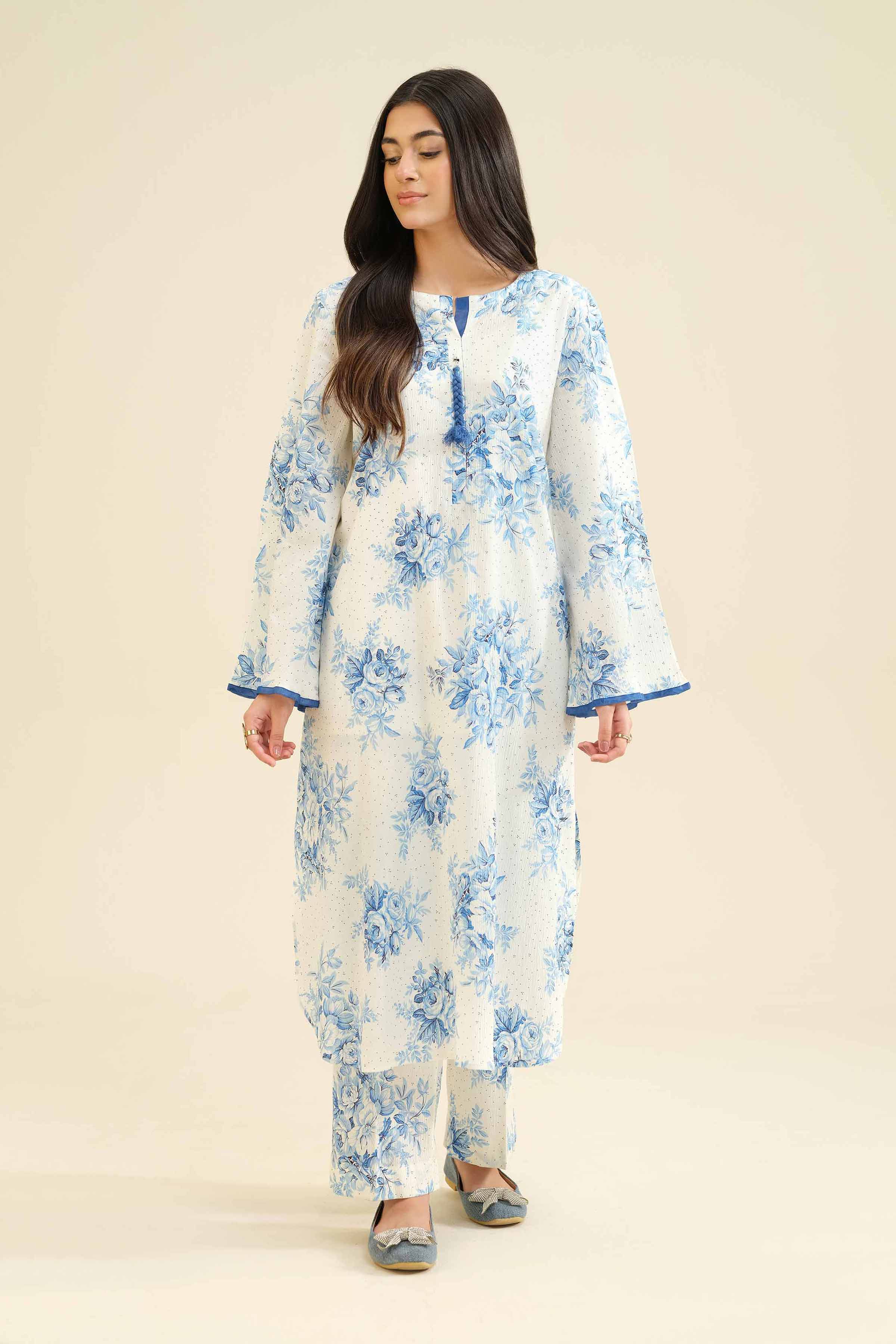 2 Piece - Printed Suit - PW25-62 for Women - Pret Collection | Nishat | Shop Online