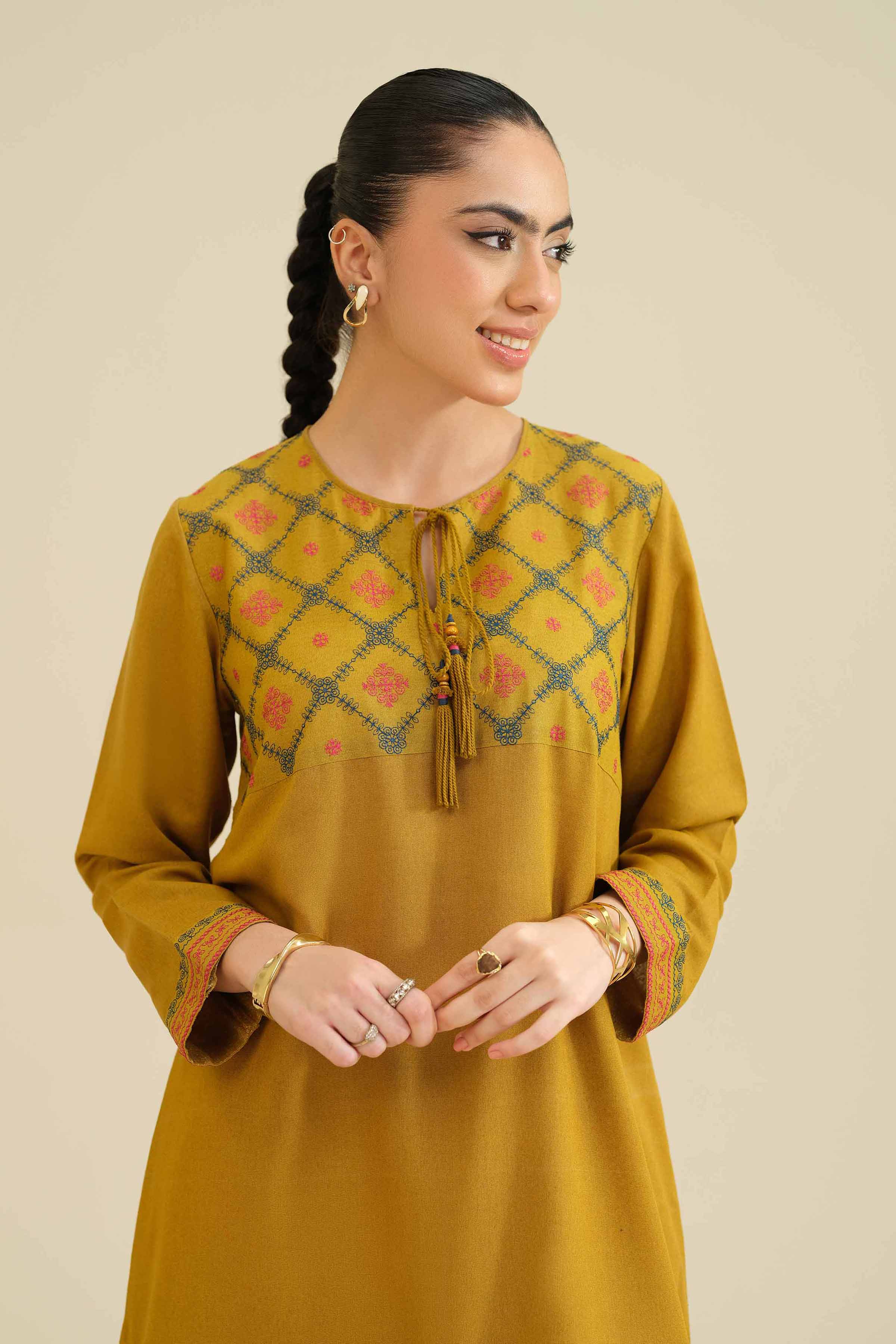 Embroidered Shirt - PW25-65 for Women - Pret Collection | Nishat | Shop Online