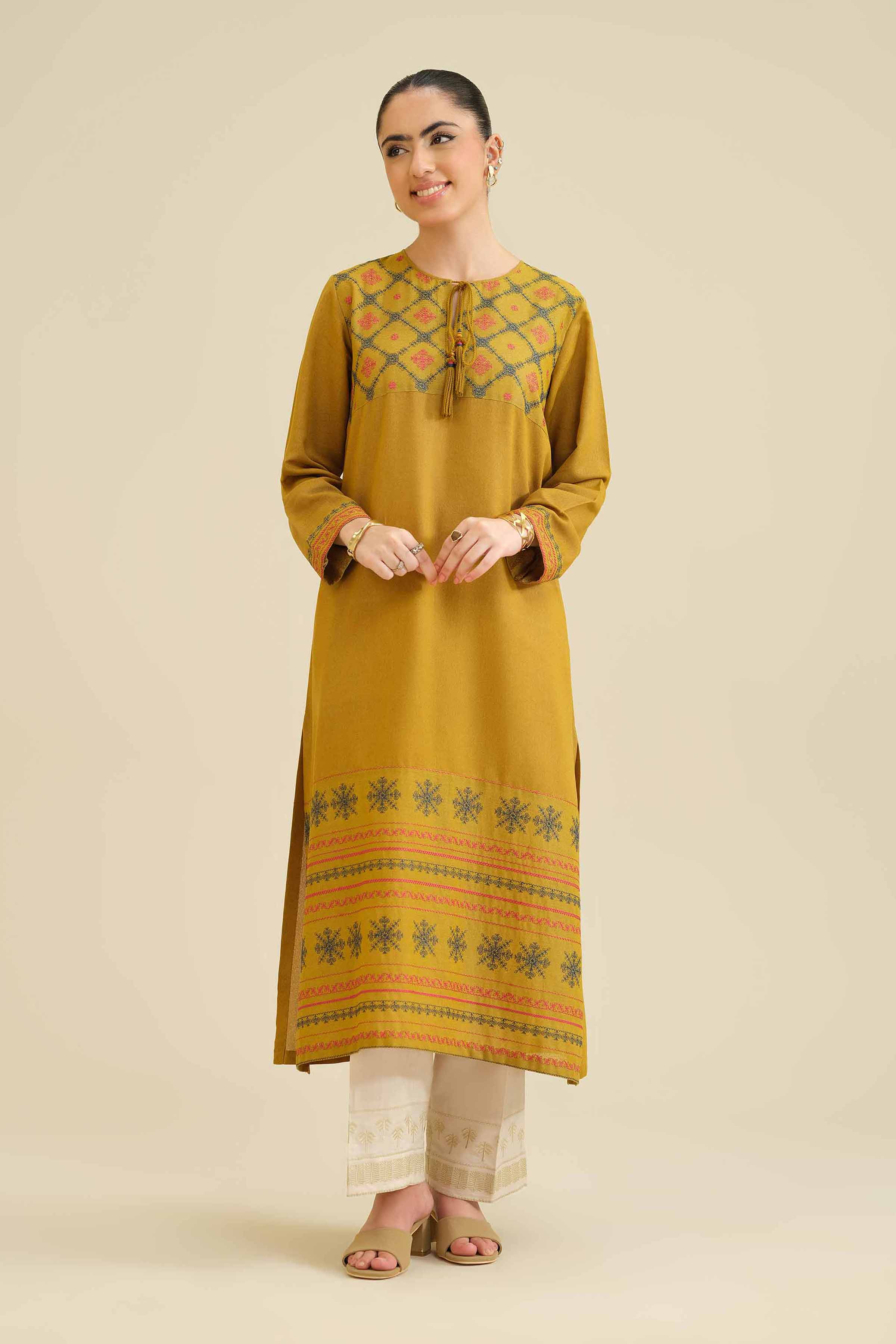 Embroidered Shirt - PW25-65 for Women - Pret Collection | Nishat | Shop Online