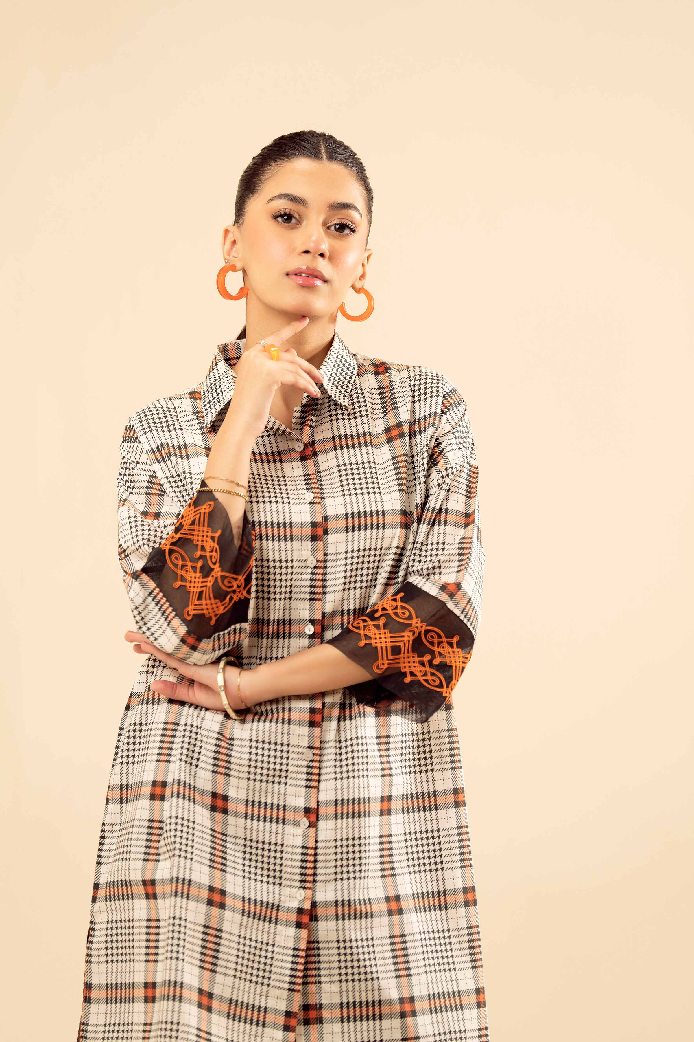 2 Piece - Printed Embroidered Suit - PW25-66 for Women - Pret Collection | Nishat | Shop Online