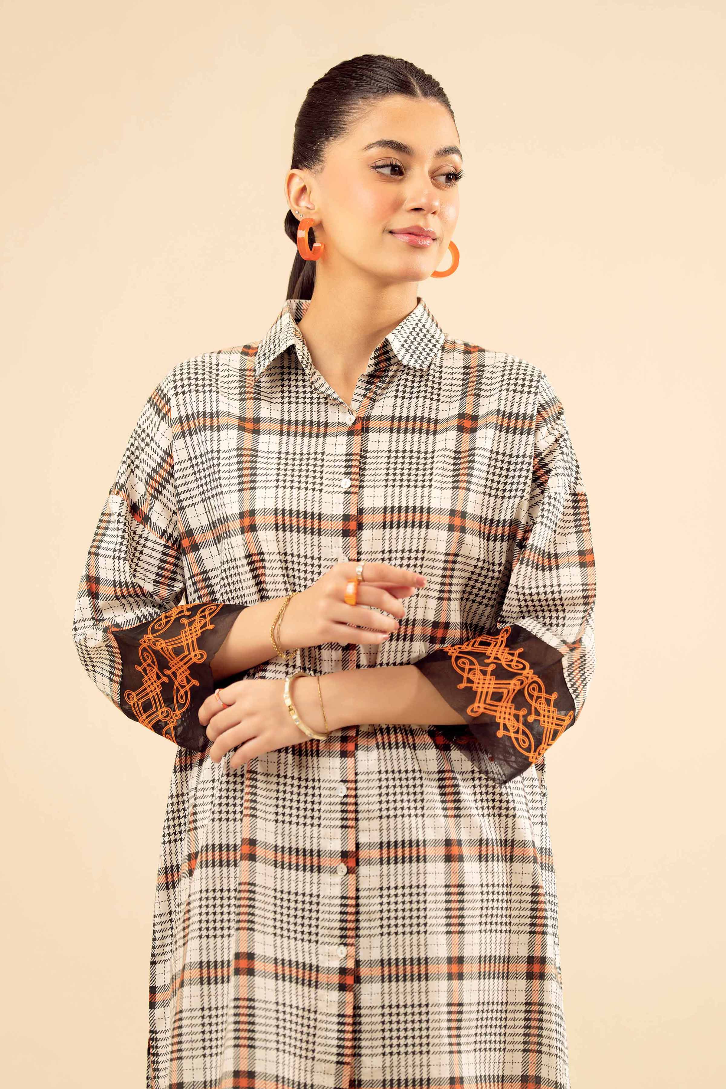 2 Piece - Printed Embroidered Suit - PW25-66 for Women - Pret Collection | Nishat | Shop Online