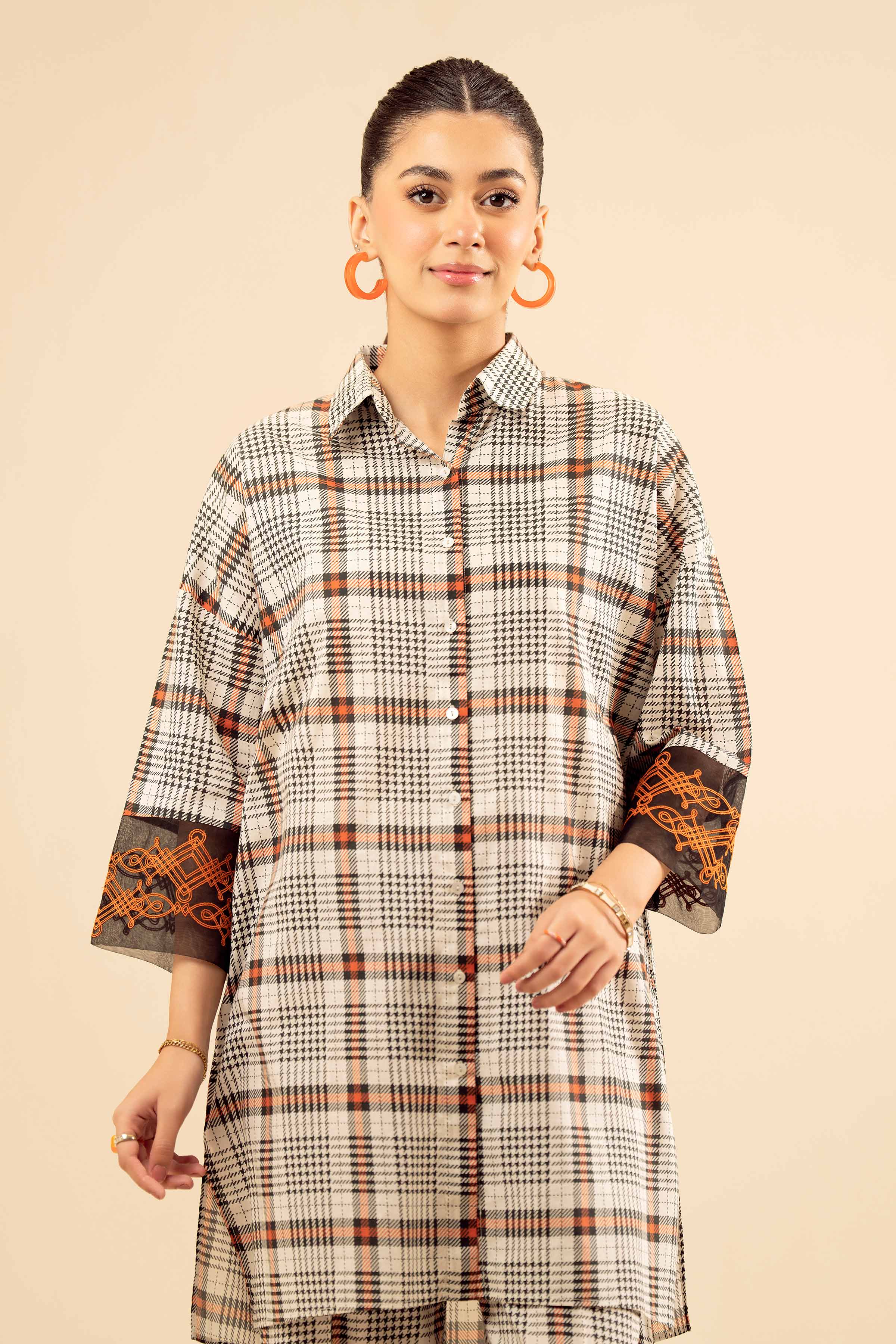 2 Piece - Printed Embroidered Suit - PW25-66 for Women - Pret Collection | Nishat | Shop Online