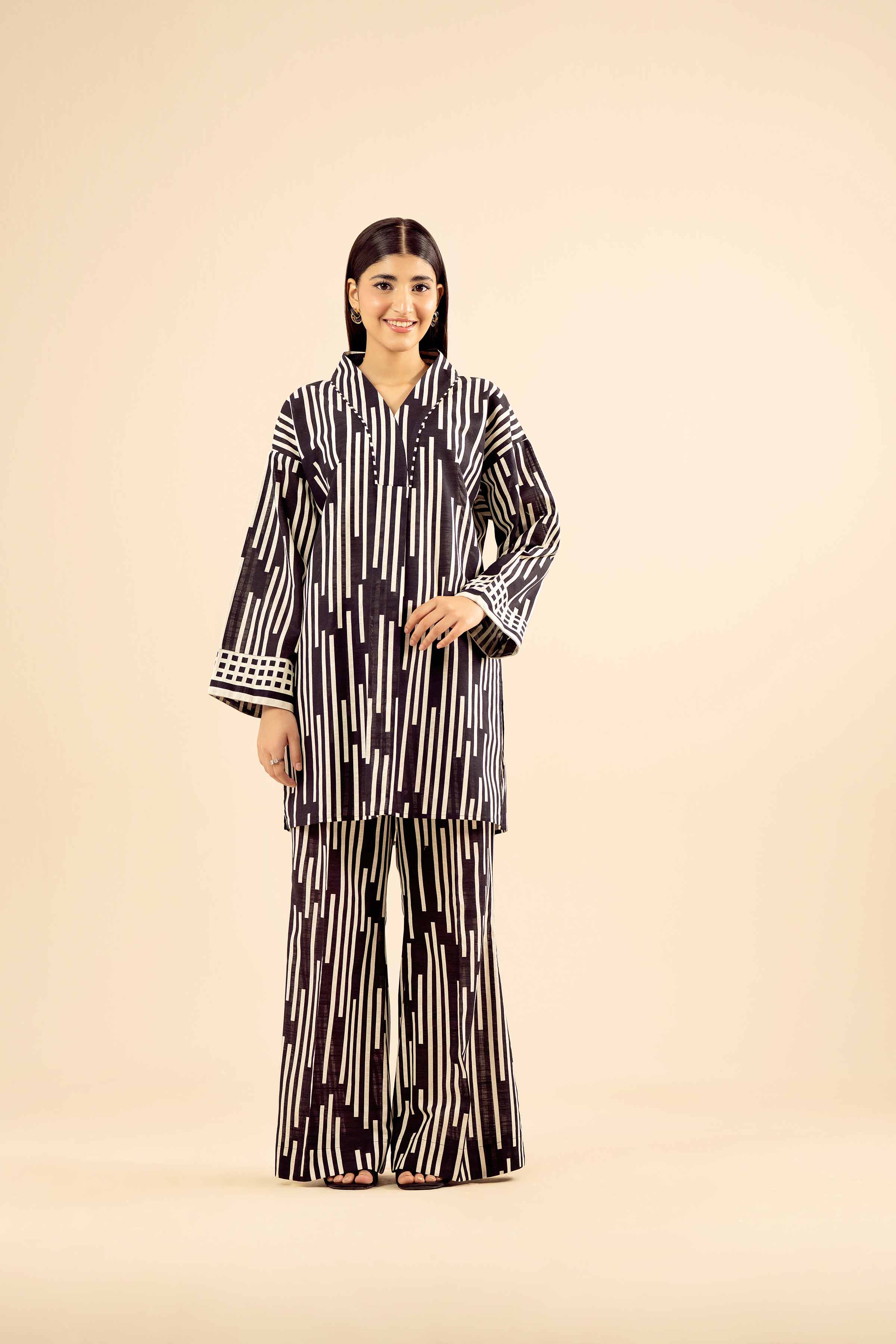 2 Piece - Printed Suit - PW25-70 for Women - Pret Collection | Nishat | Shop Online