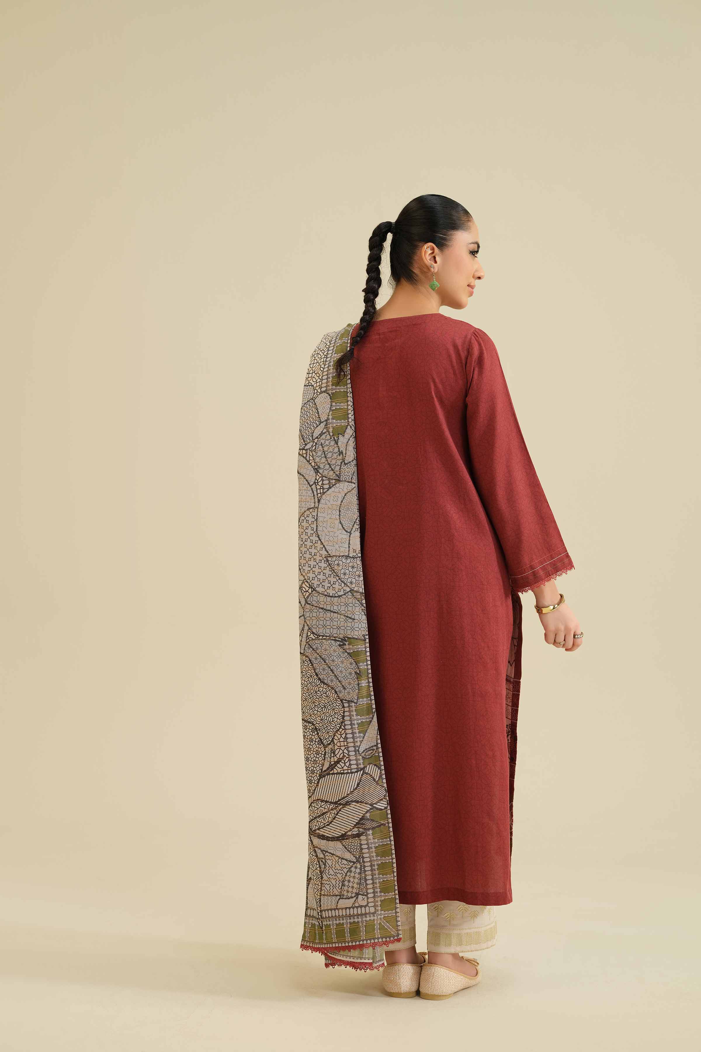 2 Piece - Printed Embroidered Suit - PW25-74 for Women - Pret Collection | Nishat | Shop Online