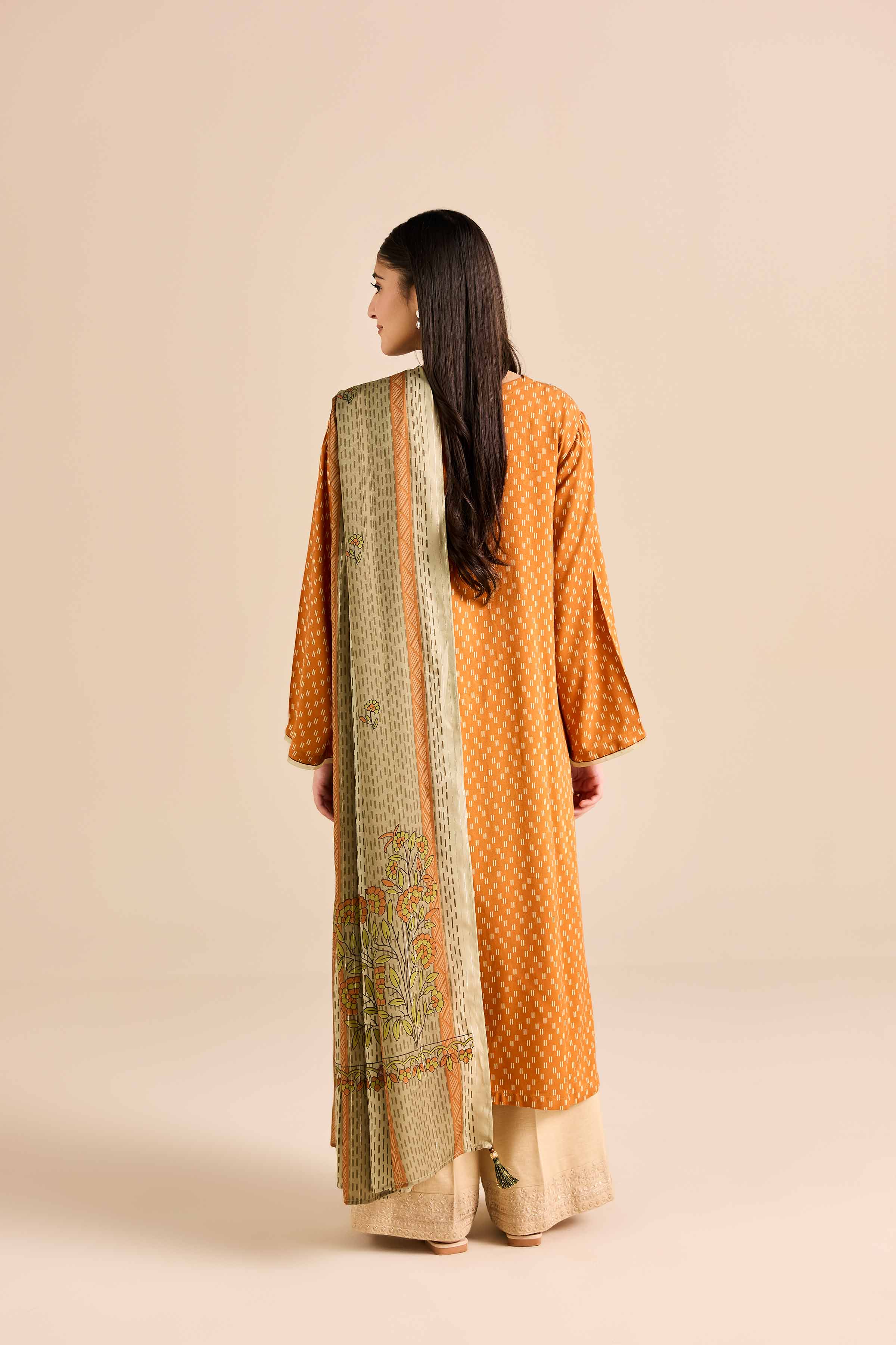 2 Piece - Printed Embroidered Suit - PW25-78Shop