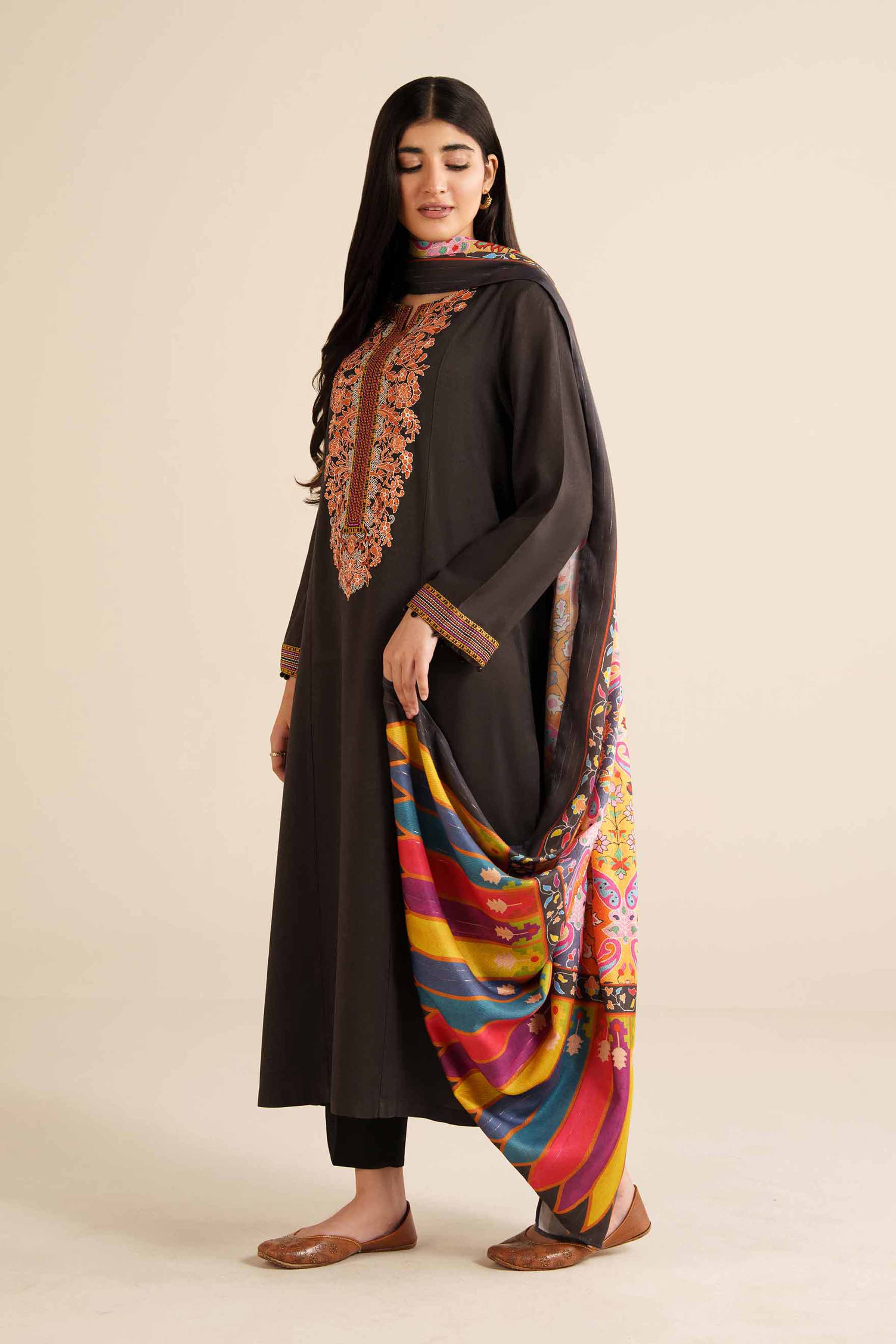 2 Piece - Embroidered Suit - PW25-79 for Women - Pret Collection | Nishat | Shop Online