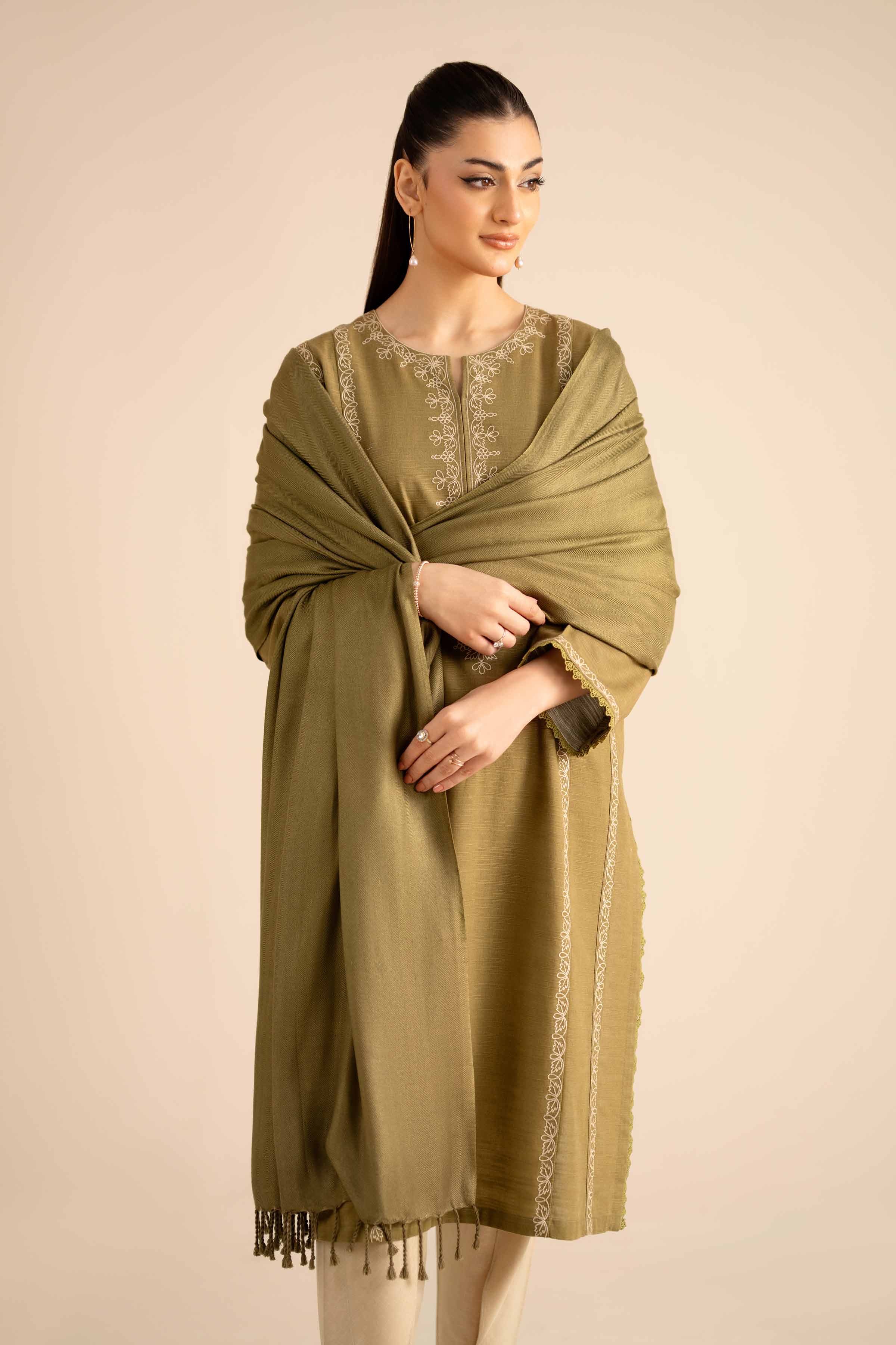 2 Piece - Embroidered Suit - PW25-83 for Women - Pret Collection | Nishat | Shop Online