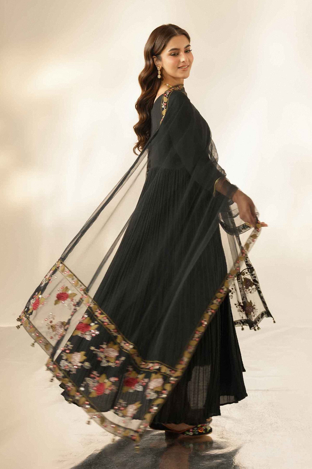Embroidered Dupatta - ST1DE-LUXE26WV1-5 for Women - Pret Collection | Nishat | Shop Online