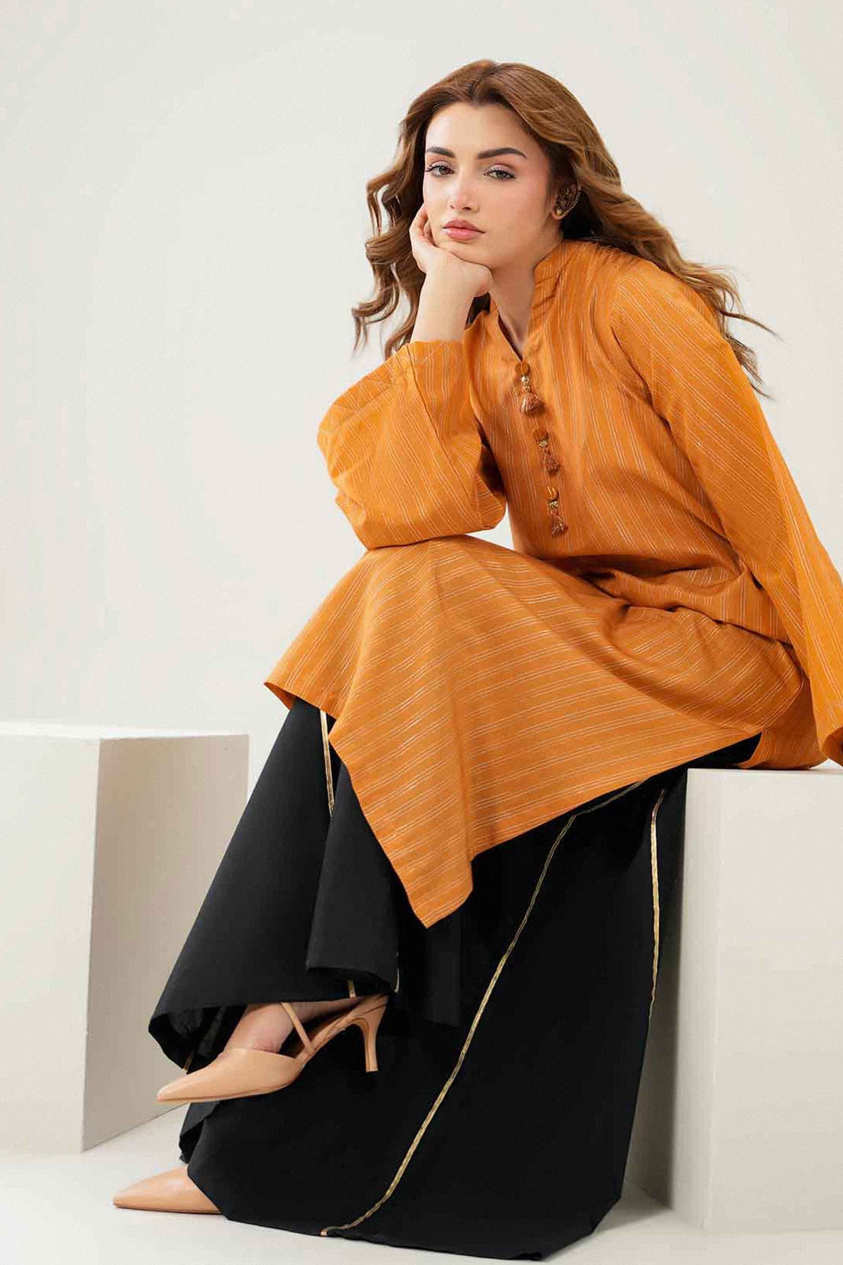 Printed Shirt - ST1J-AURA26WV3-2 for Women - Pret Collection | Nishat | Shop Online