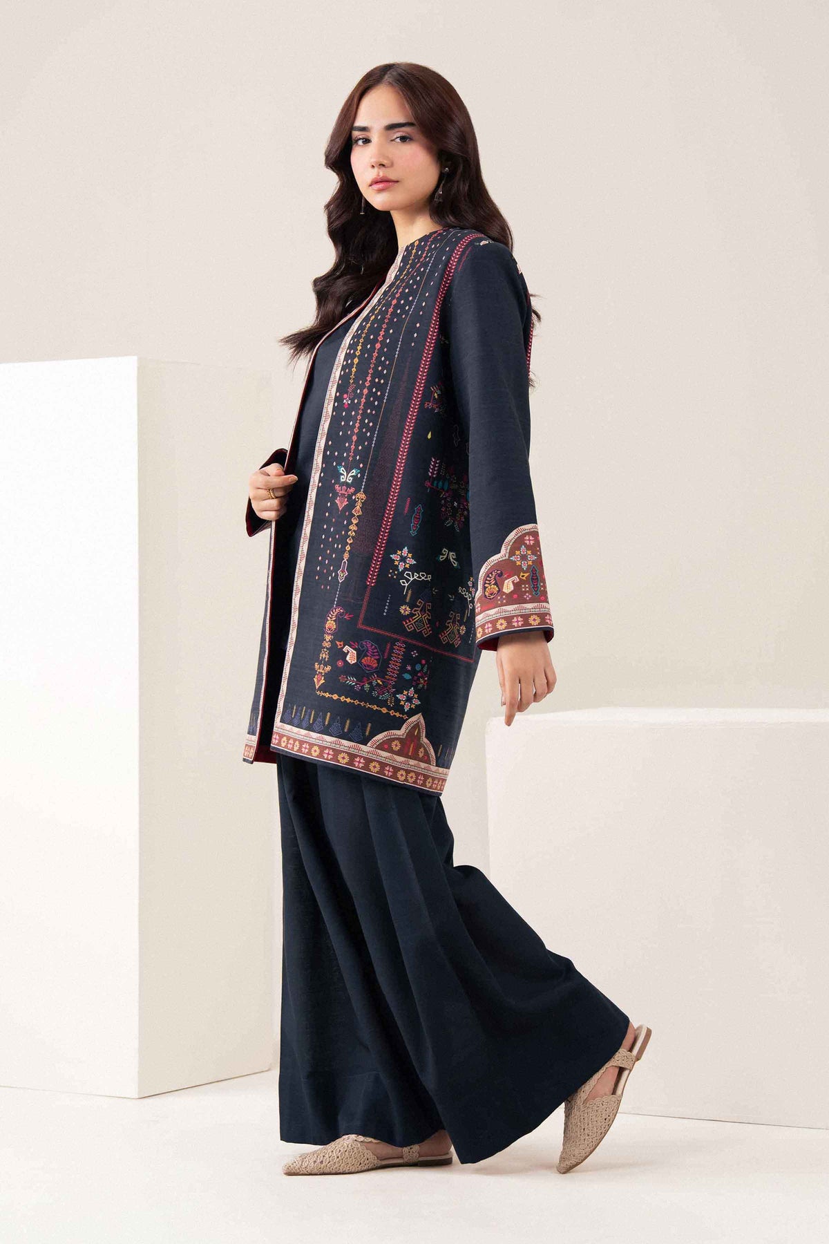 Printed Jacket - ST1J-PRET26WV2-2 for Women - Pret Collection | Nishat | Shop Online
