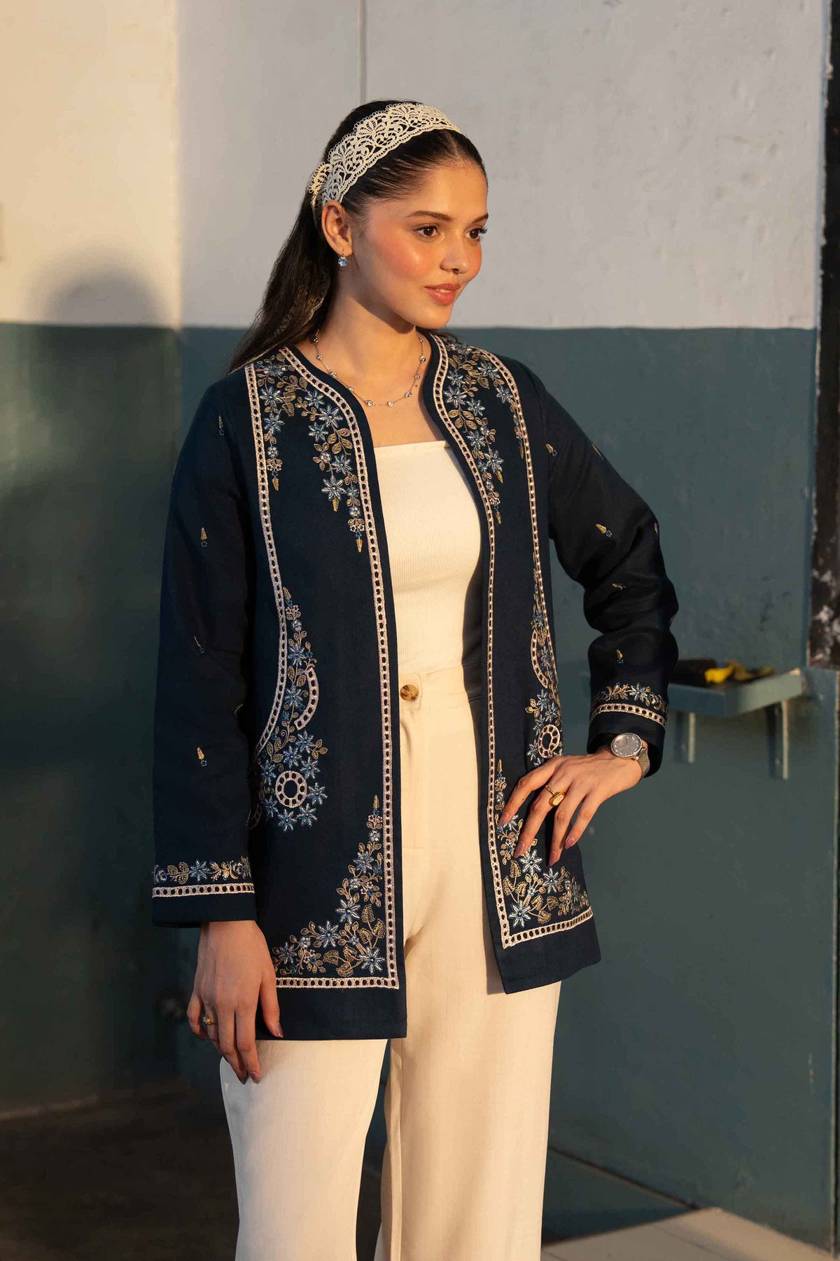 Embroidered Jacket - ST1JE-PRET26WV2-8 for Women - Pret Collection | Nishat | Shop Online