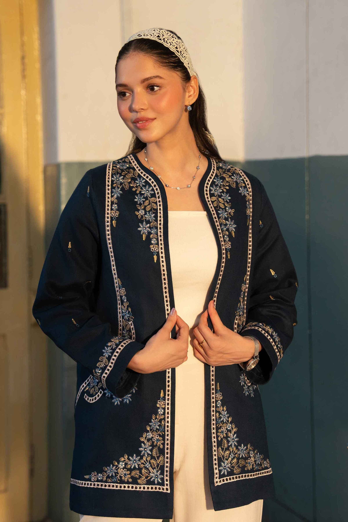 Embroidered Jacket - ST1JE-PRET26WV2-8 for Women - Pret Collection | Nishat | Shop Online