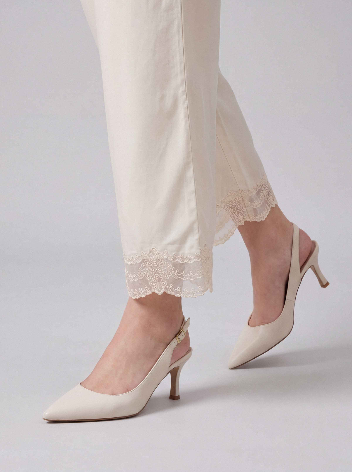 EMBROIDERED TROUSERS - ST1PE-BOUT26WV1-14 for Women - Boutique Collection | Nishat | Shop Online