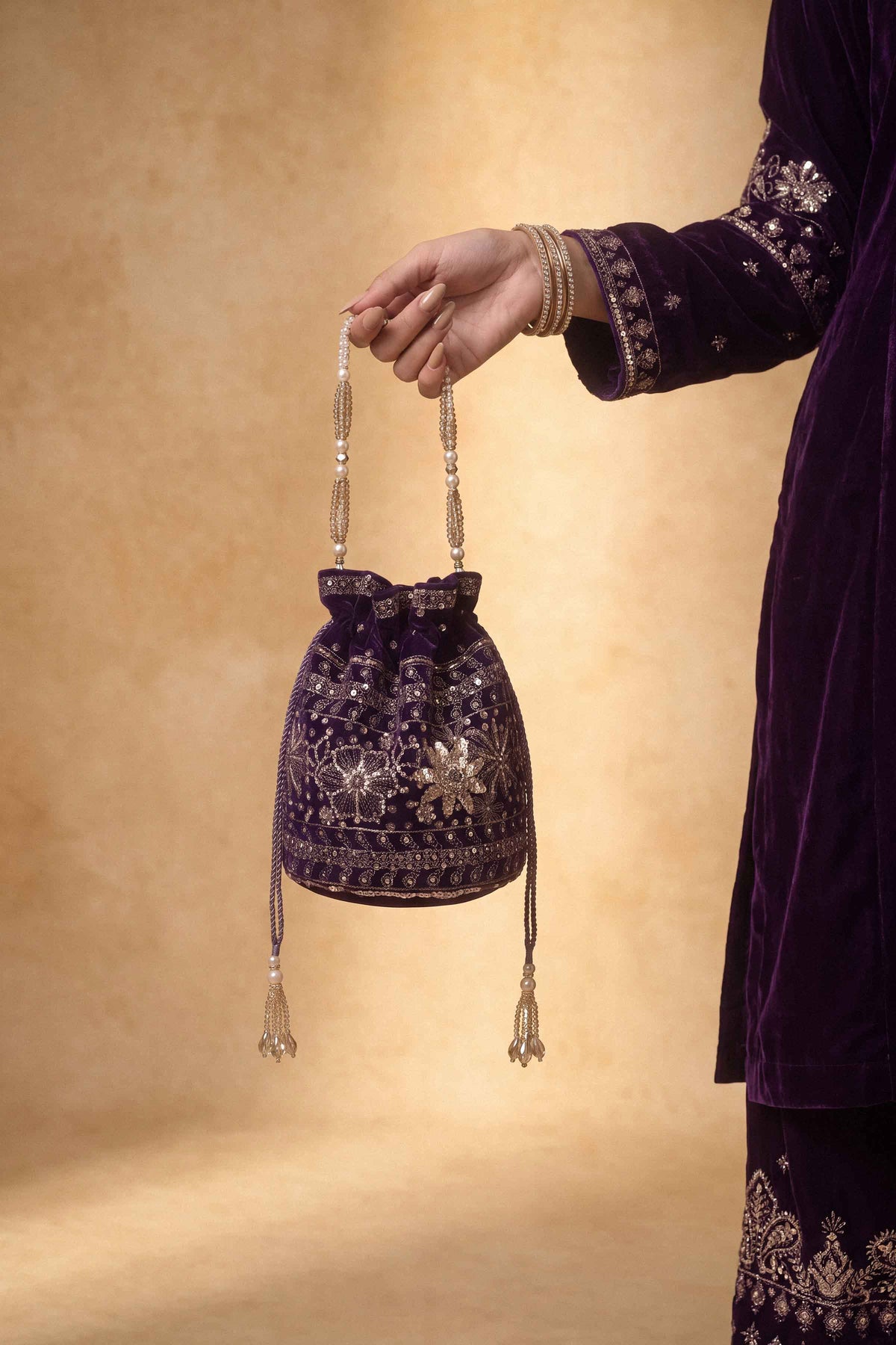 Embroidered Pouch - ST1PE-LUXE26WV1-5 for Women - Pret Collection | Nishat | Shop Online