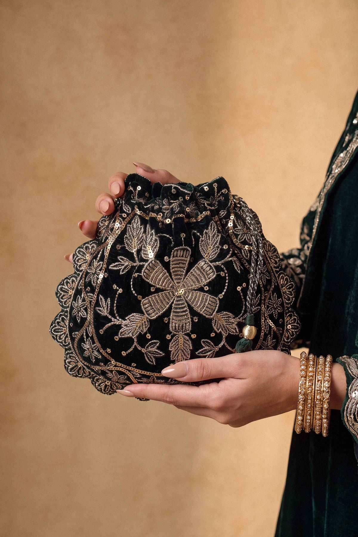 Embroidered Pouch - ST1PE-LUXE26WV1-7 for Women - Pret Collection | Nishat | Shop Online