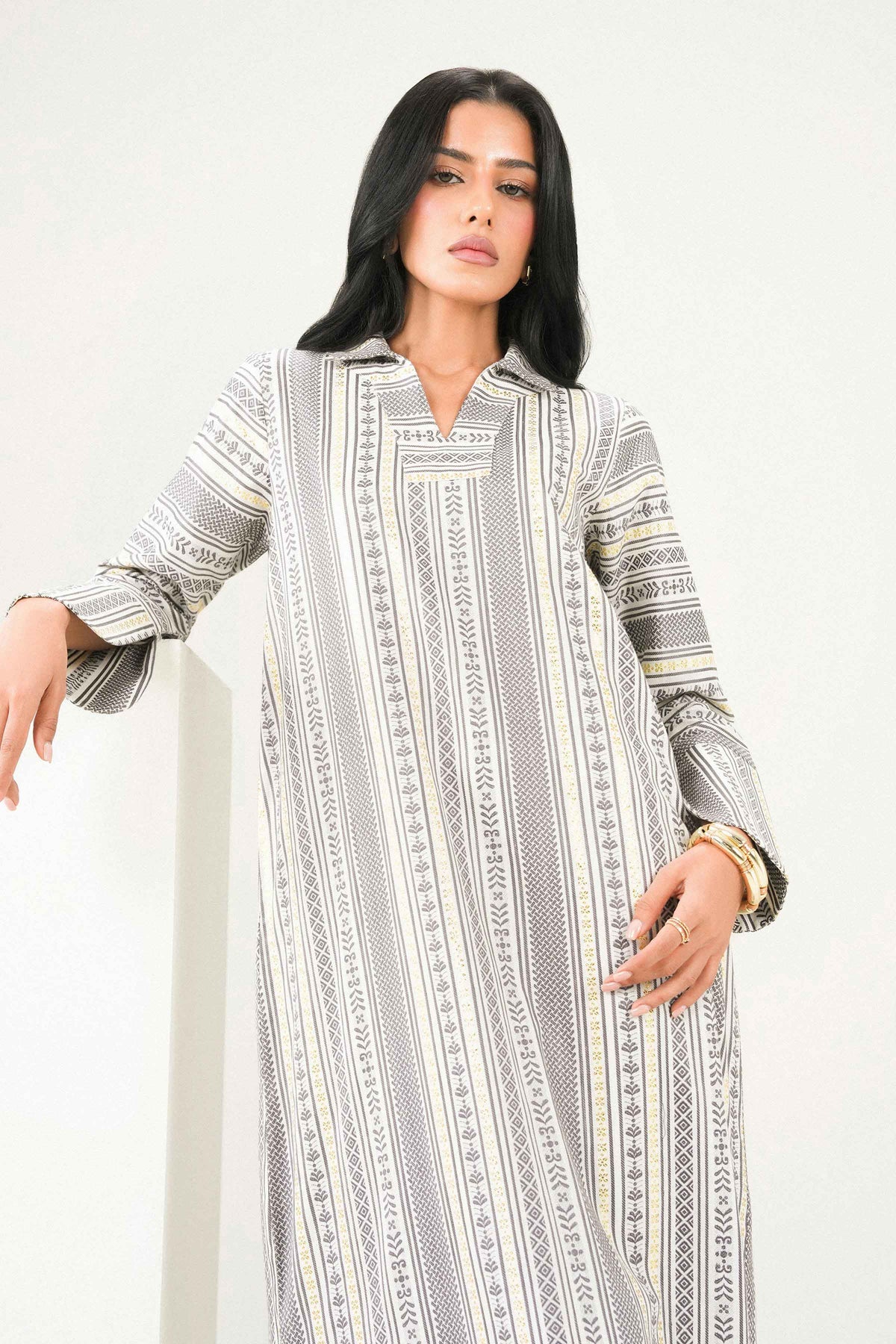 Printed Shirt - ST1S-AURA26WV2-3 for Women - Pret Collection | Nishat | Shop Online