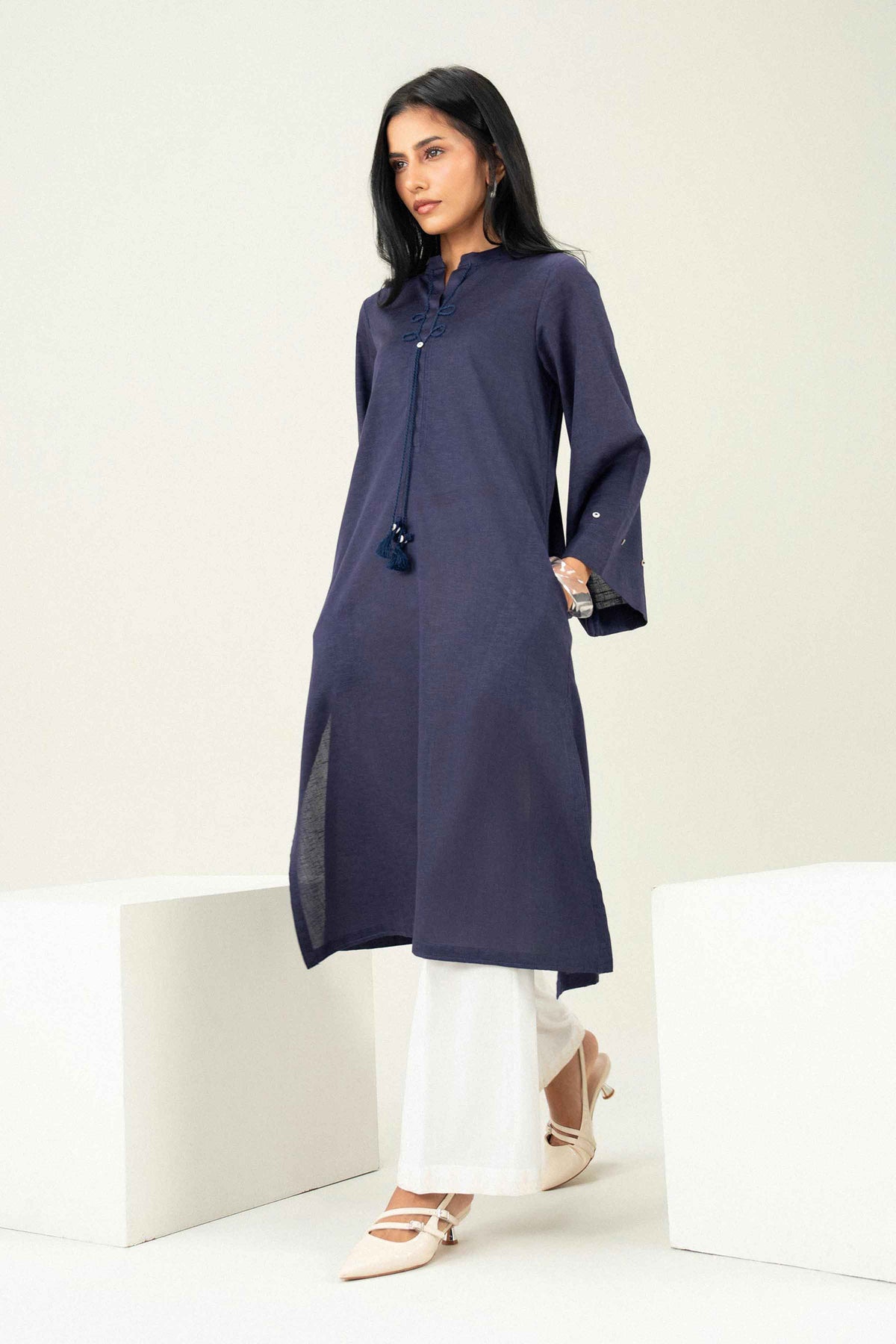 Solid Shirt - ST1S-PRET26WV2-4 for Women - Pret Collection | Nishat | Shop Online